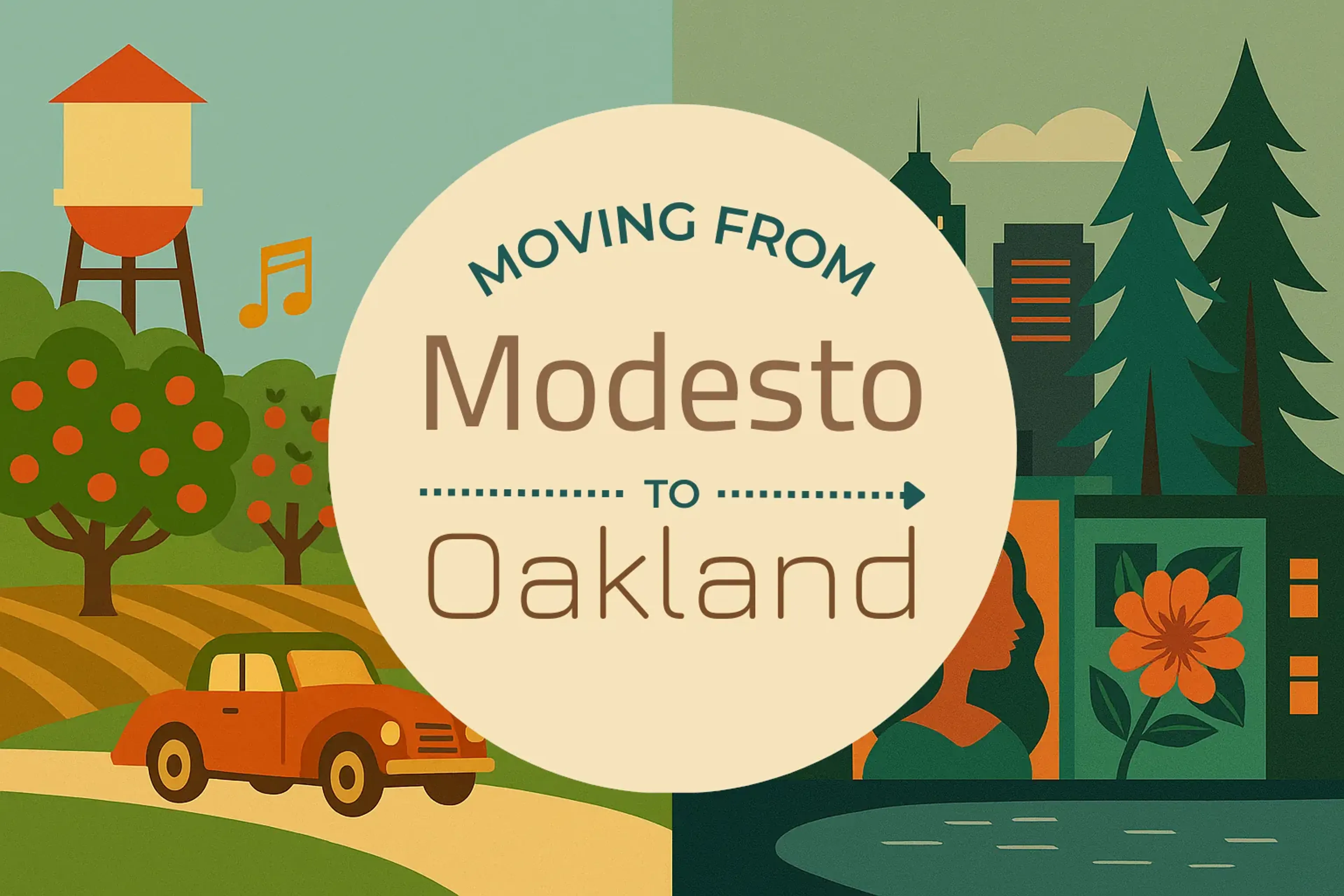 Modesto to Oakland featured image
