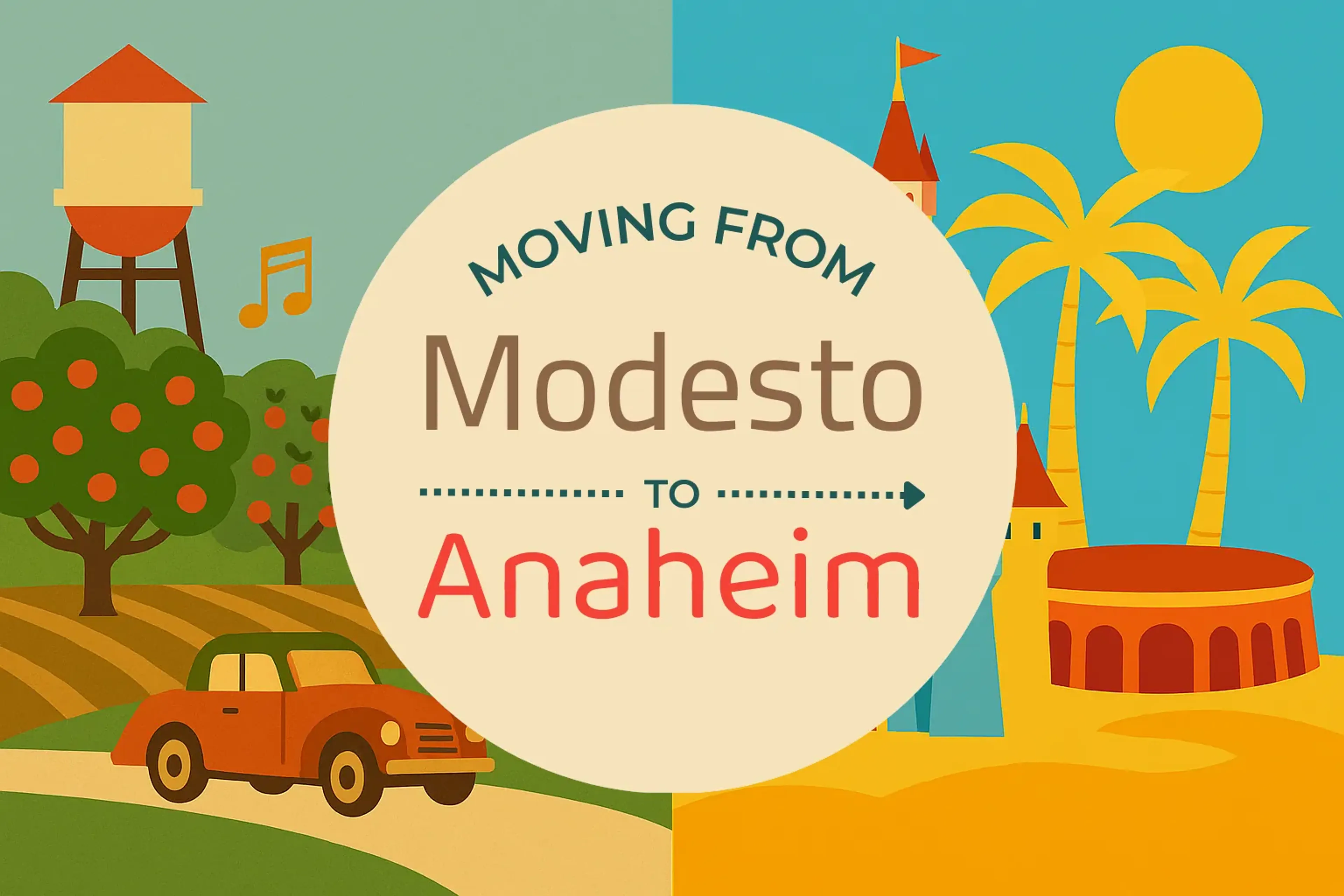 Modesto to Anaheim featured image