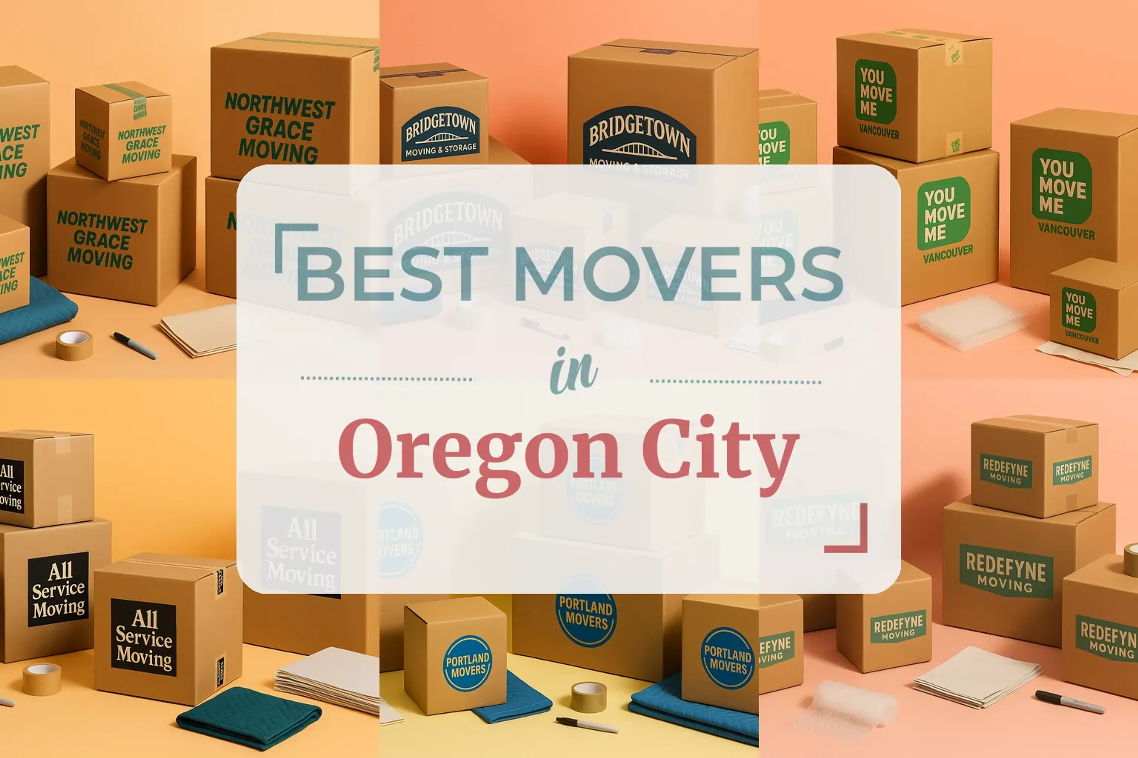 Side-by-side comparison of Oregon City moving companies