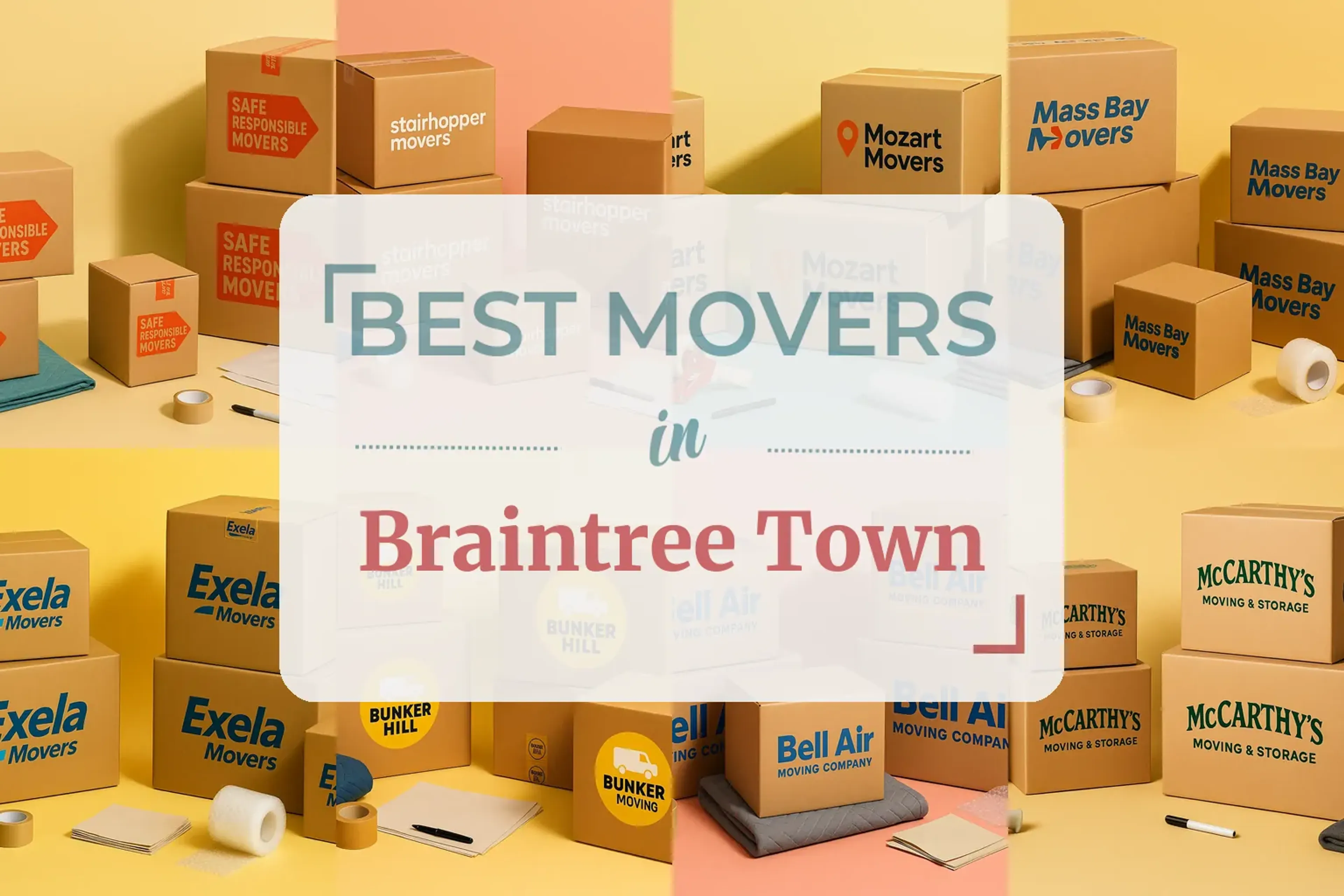 Side-by-side comparison of Braintree Town moving companies