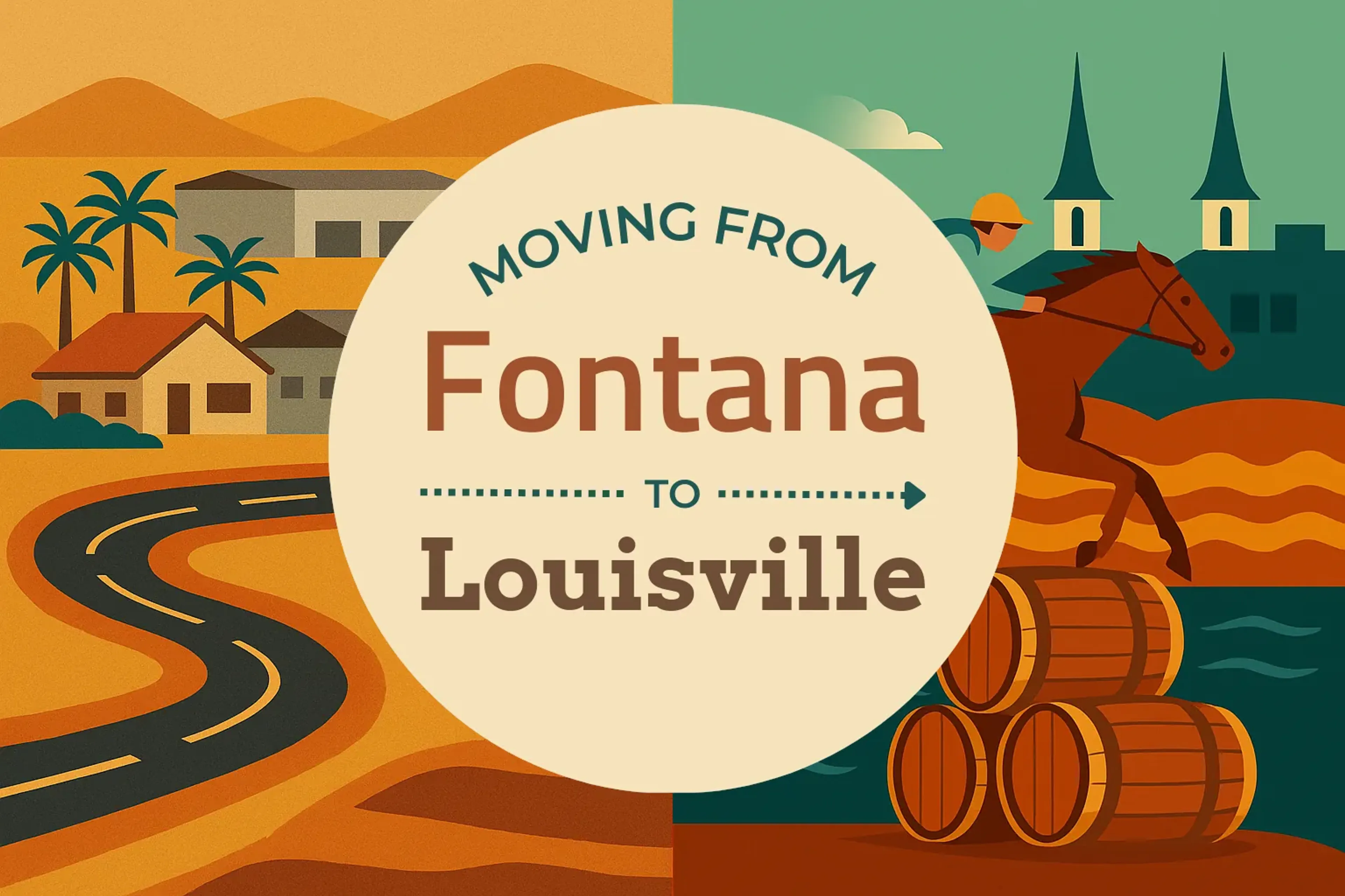 Side-by-side comparison of Fontana to Louisville moving companies