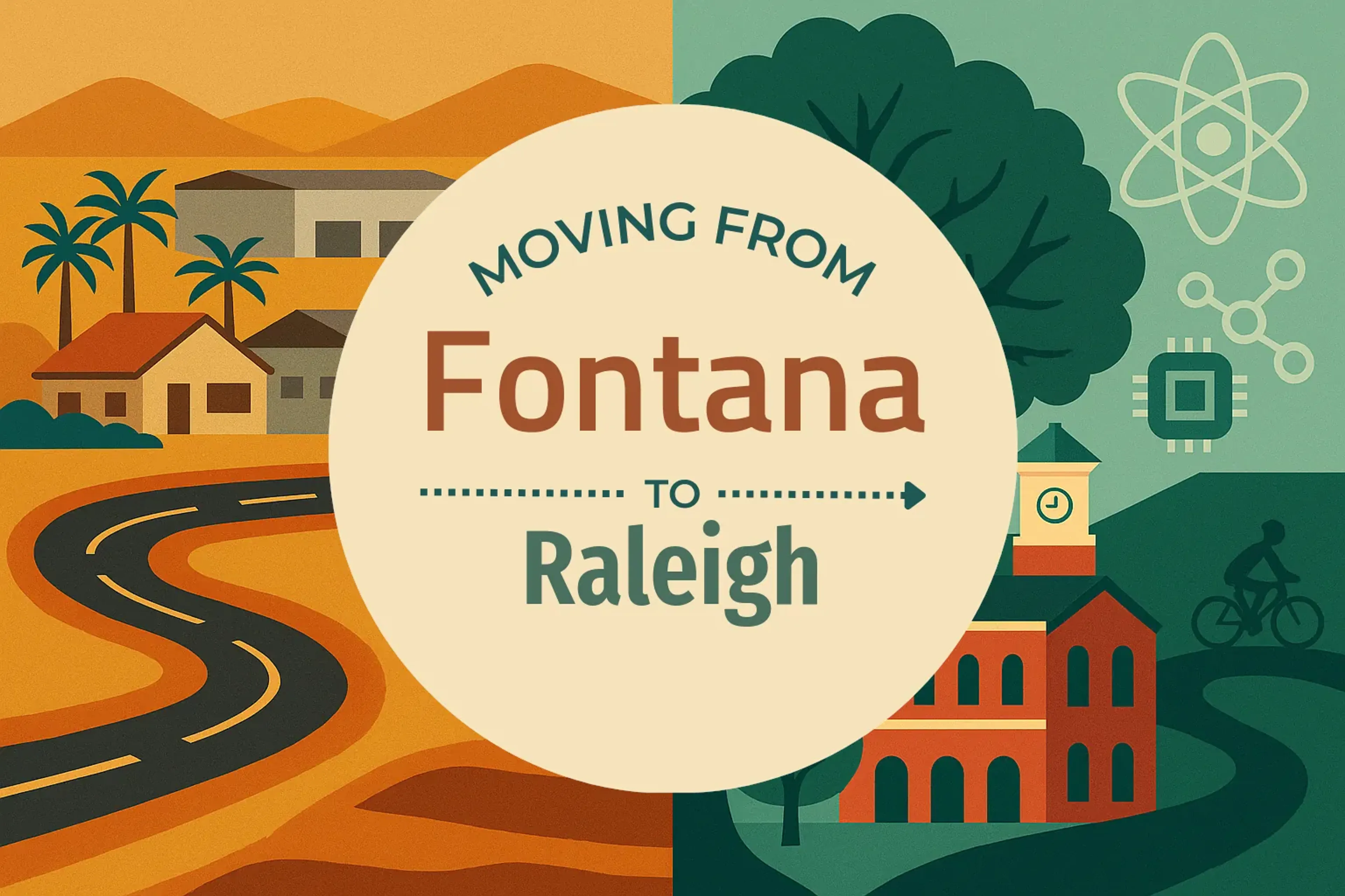 Side-by-side comparison of Fontana to Raleigh moving companies