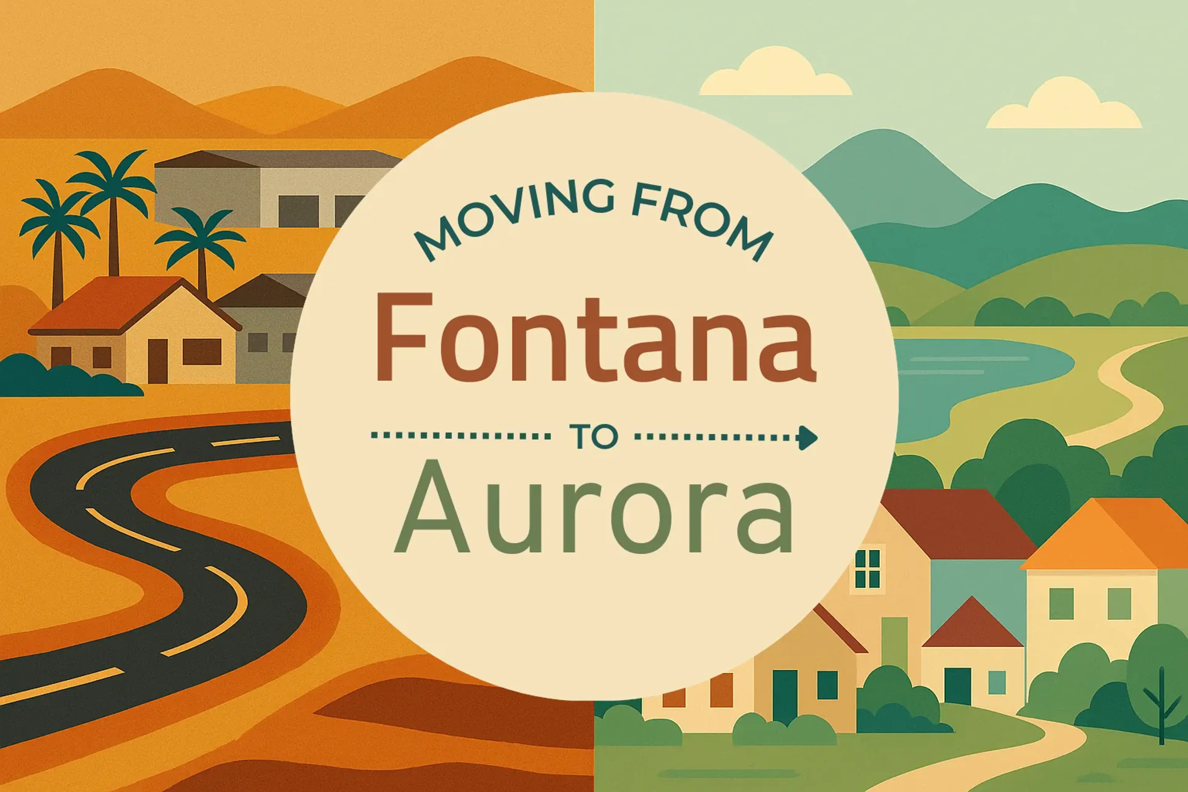 Side-by-side comparison of Fontana to Aurora moving companies