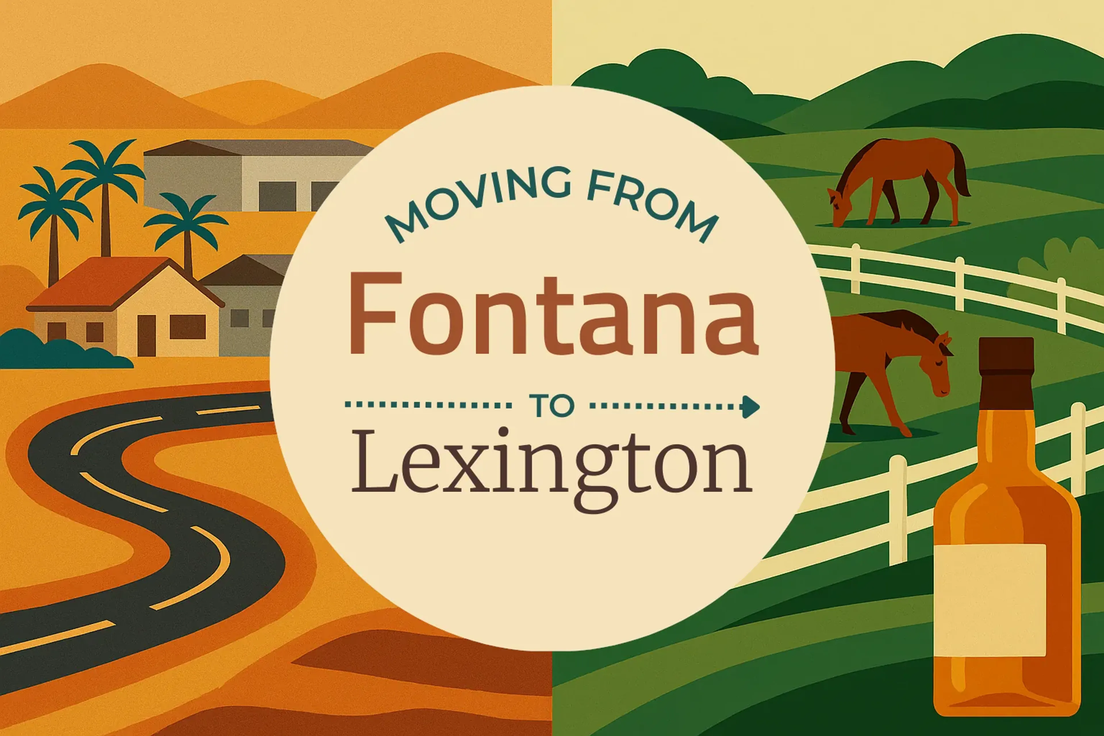 Side-by-side comparison of Fontana to Lexington moving companies