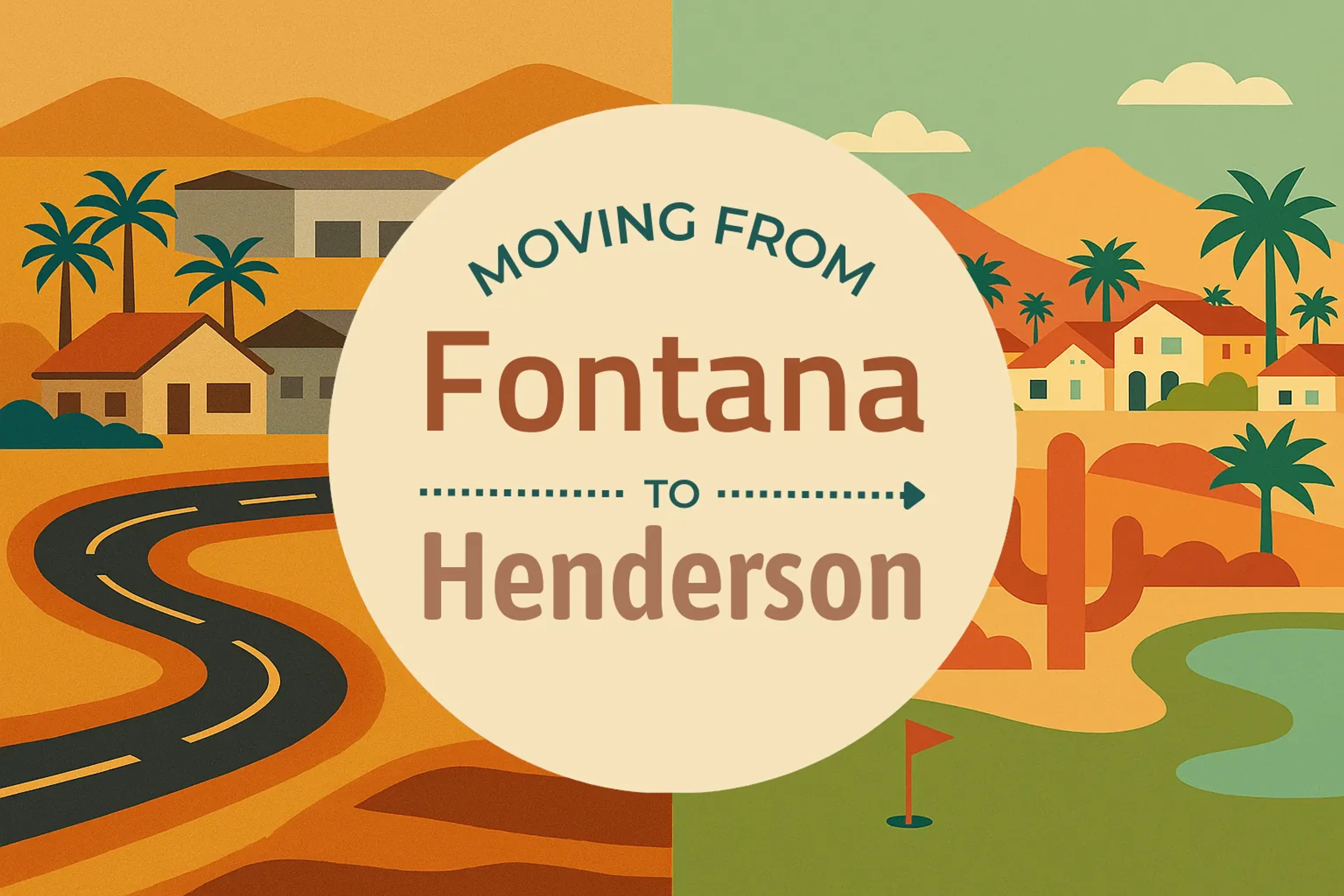 Side-by-side comparison of Fontana to Henderson moving companies