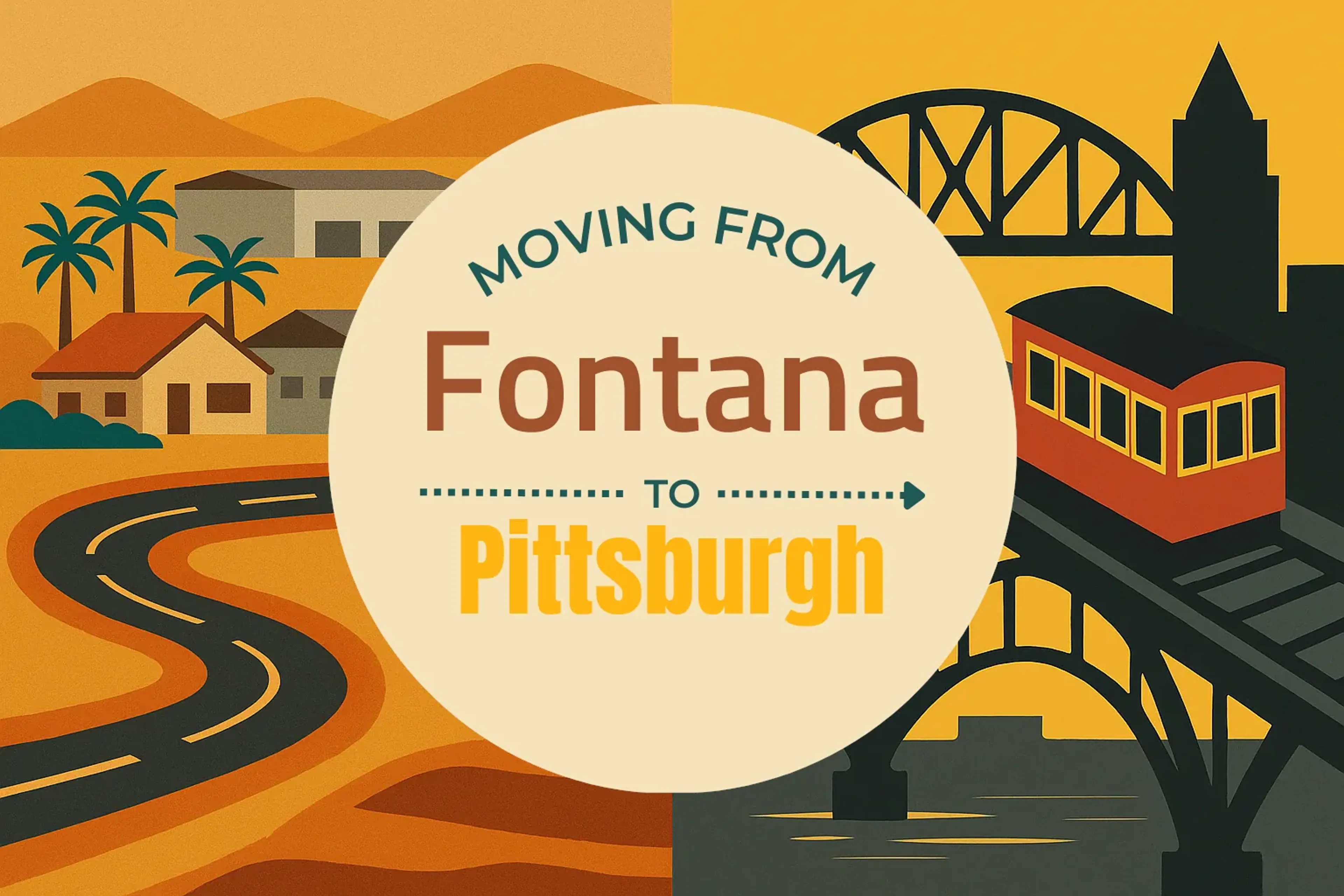 Side-by-side comparison of Fontana to Pittsburgh moving companies