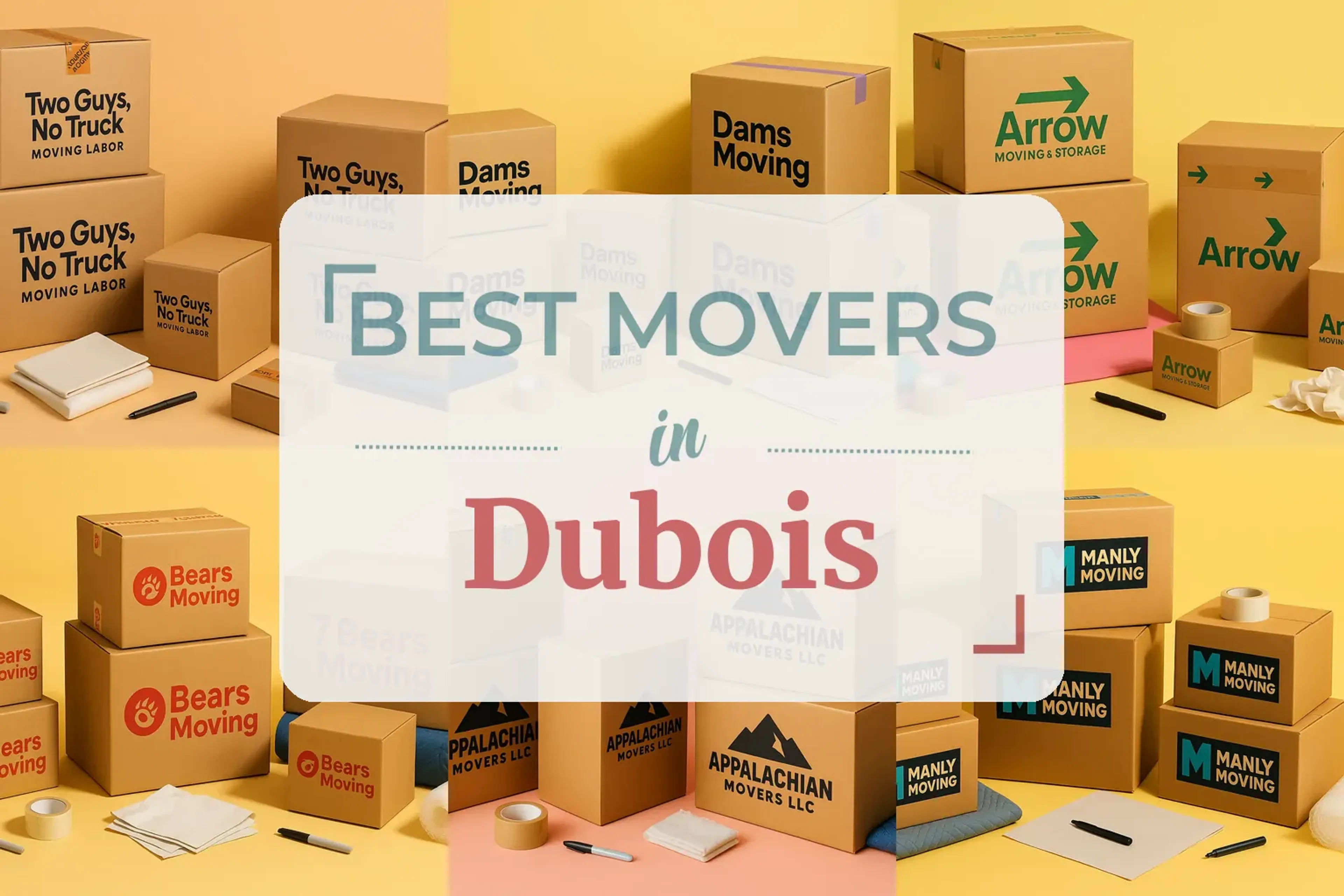 Side-by-side comparison of Dubois moving companies