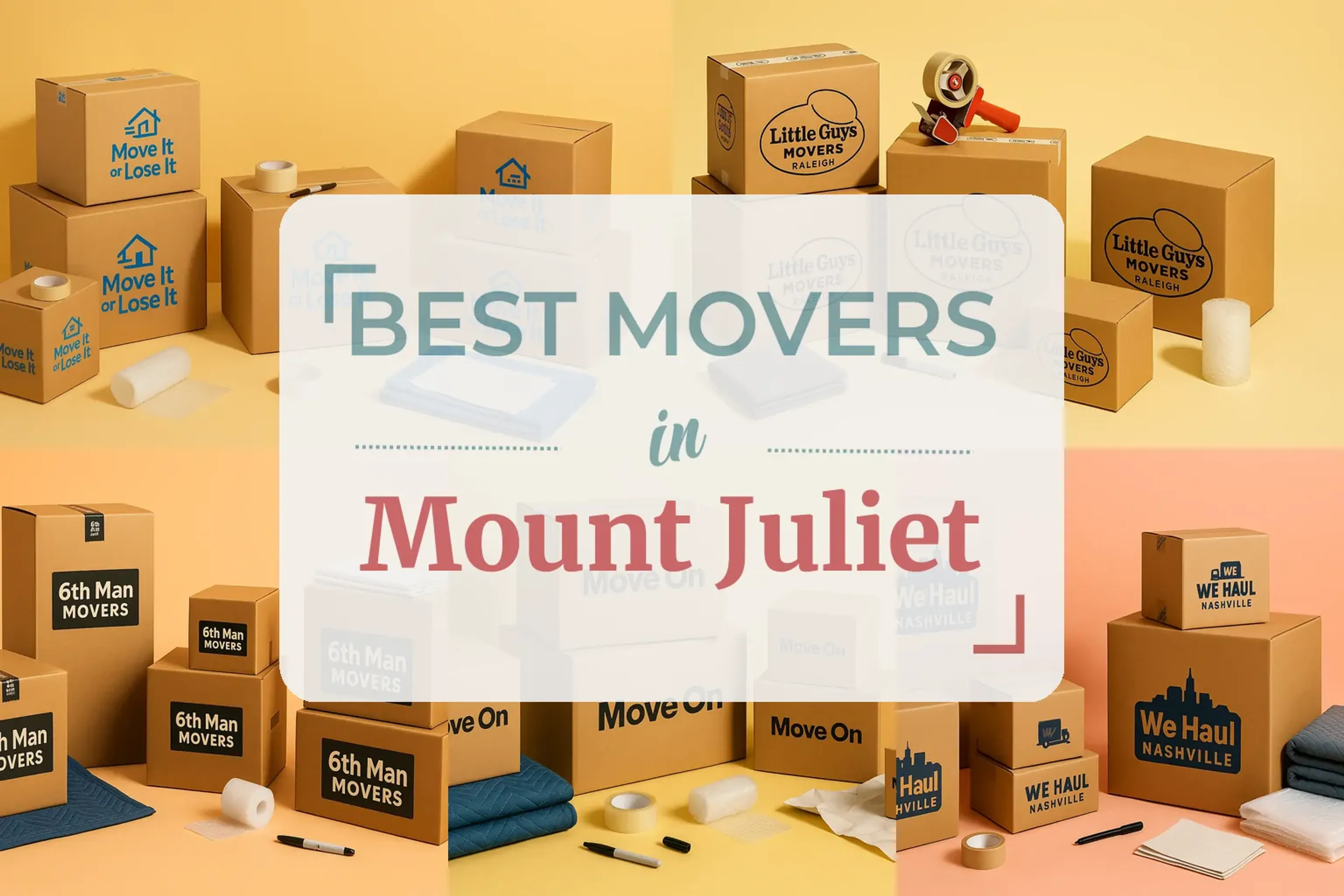 Side-by-side comparison of Mount Juliet moving companies