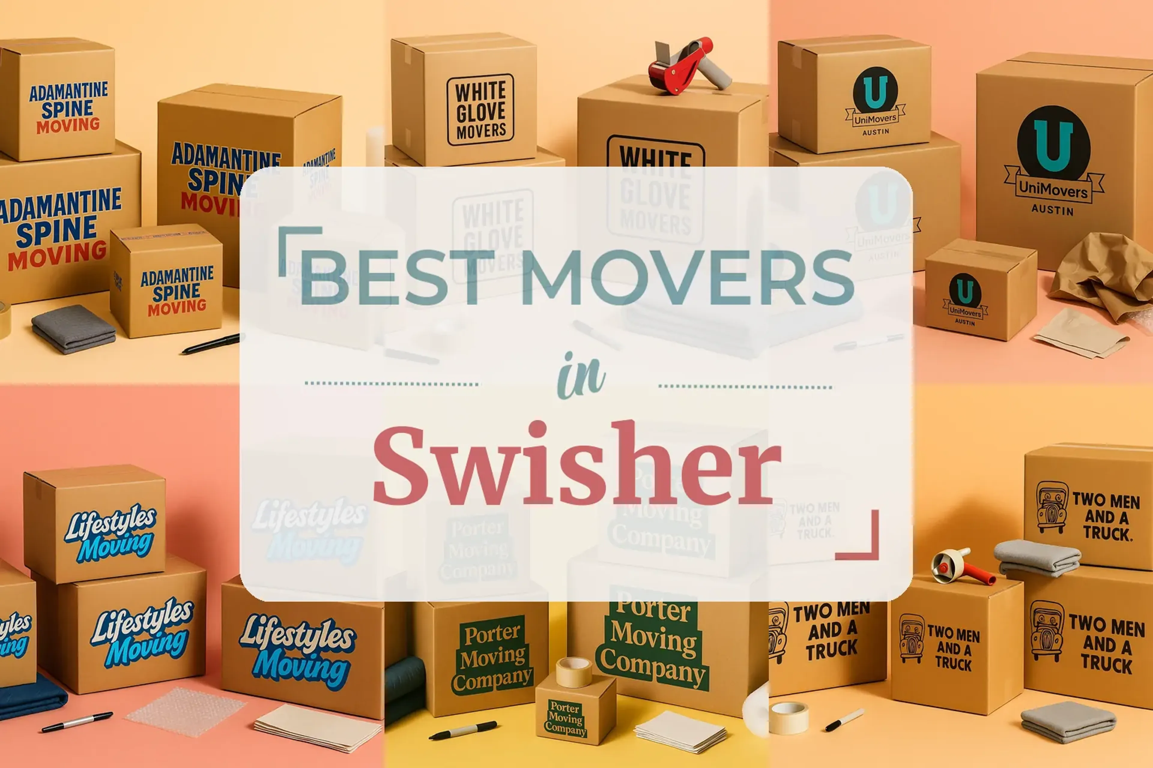 Side-by-side comparison of Swisher moving companies