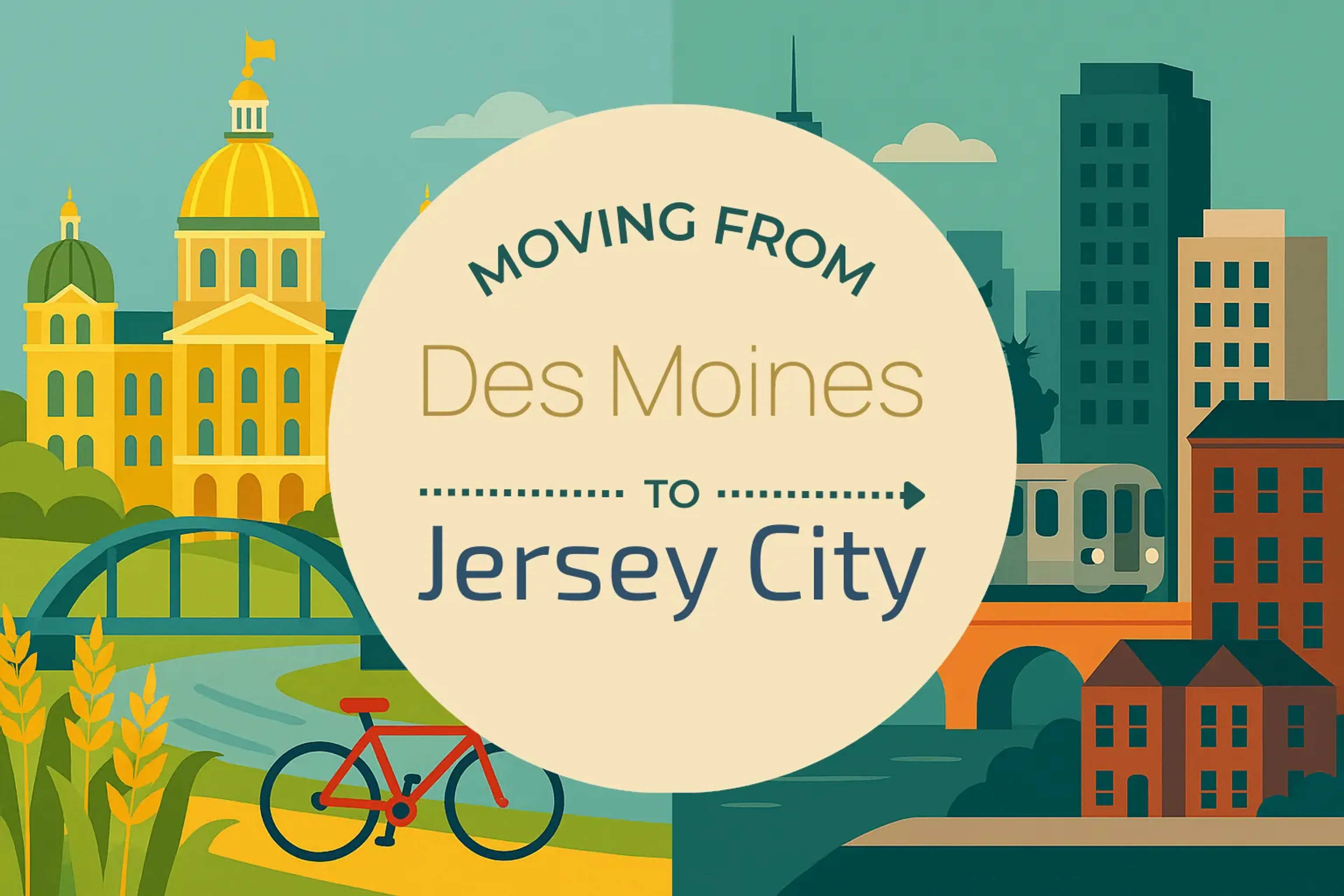Side-by-side comparison of Des Moines to Jersey City moving companies