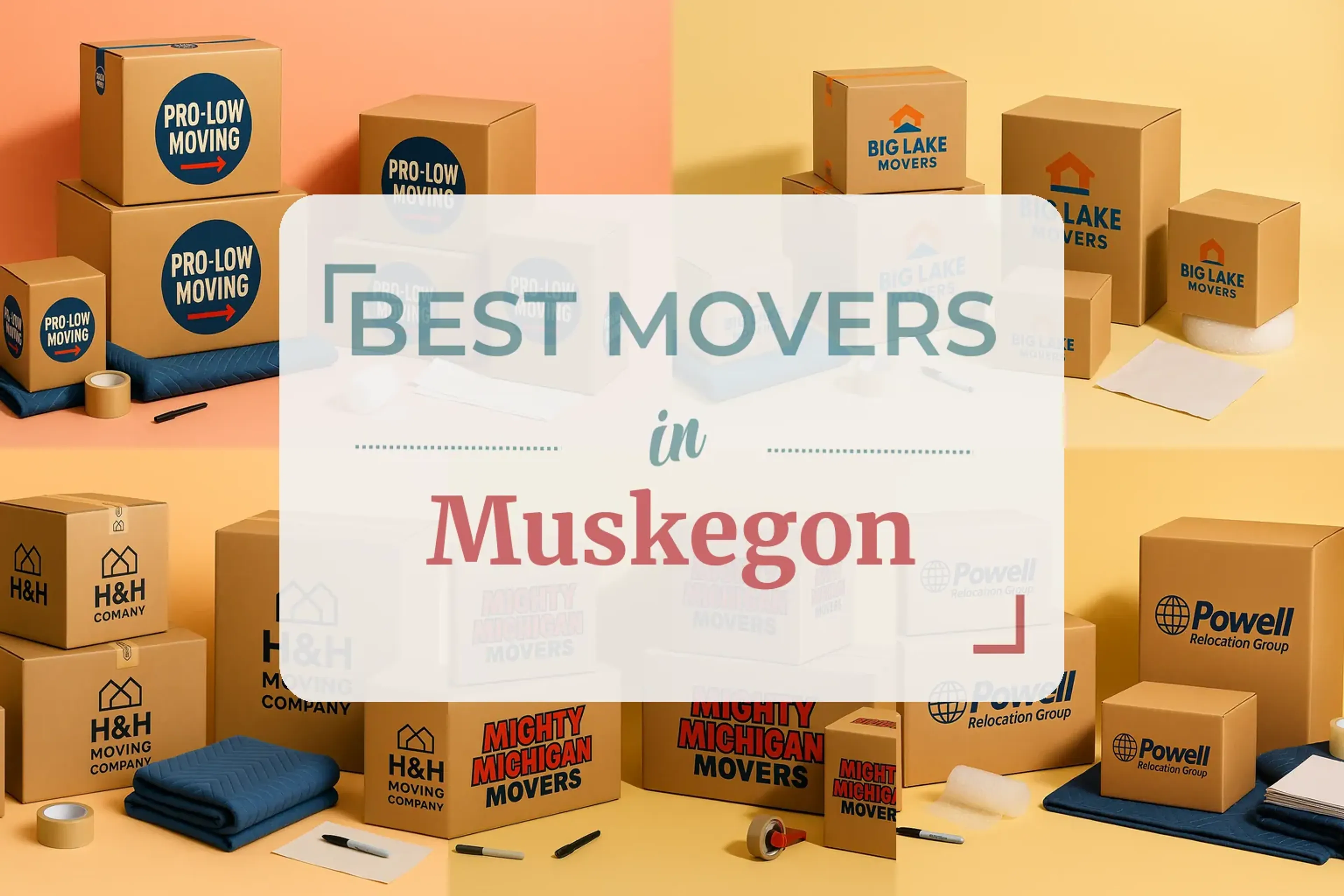 Side-by-side comparison of Muskegon moving companies