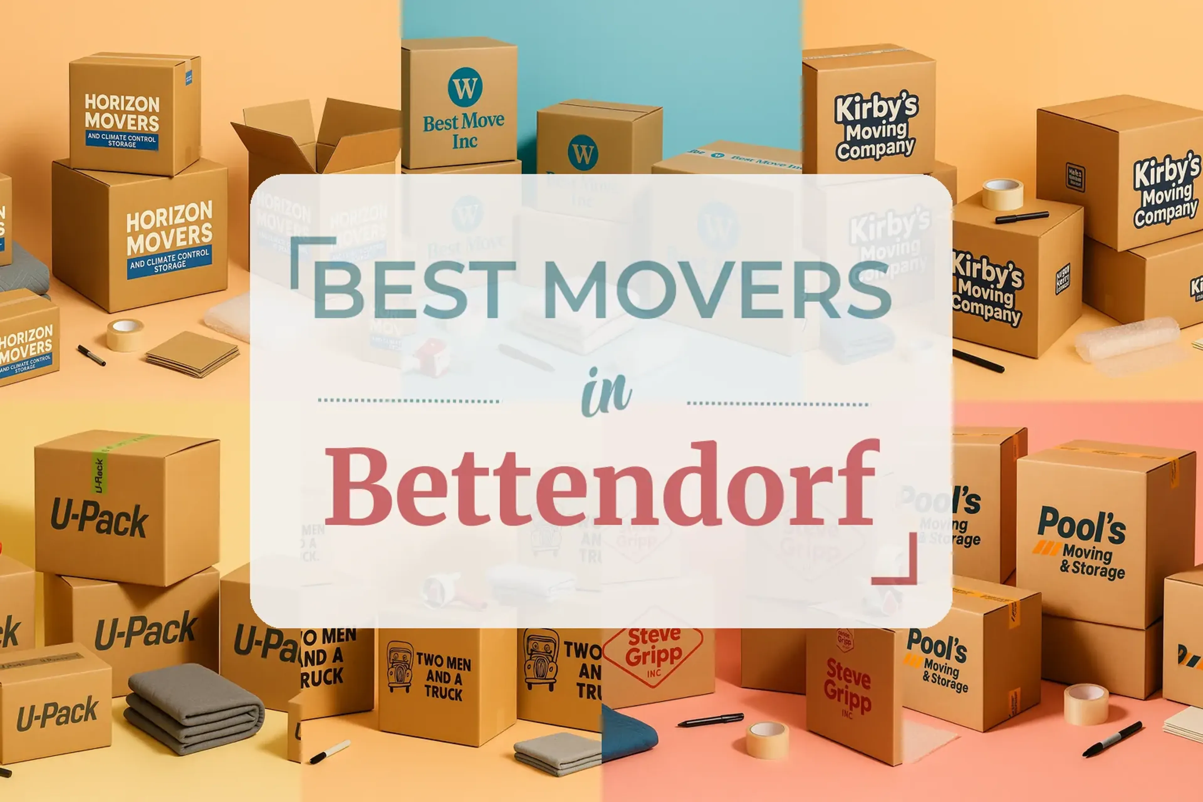 Side-by-side comparison of Bettendorf moving companies