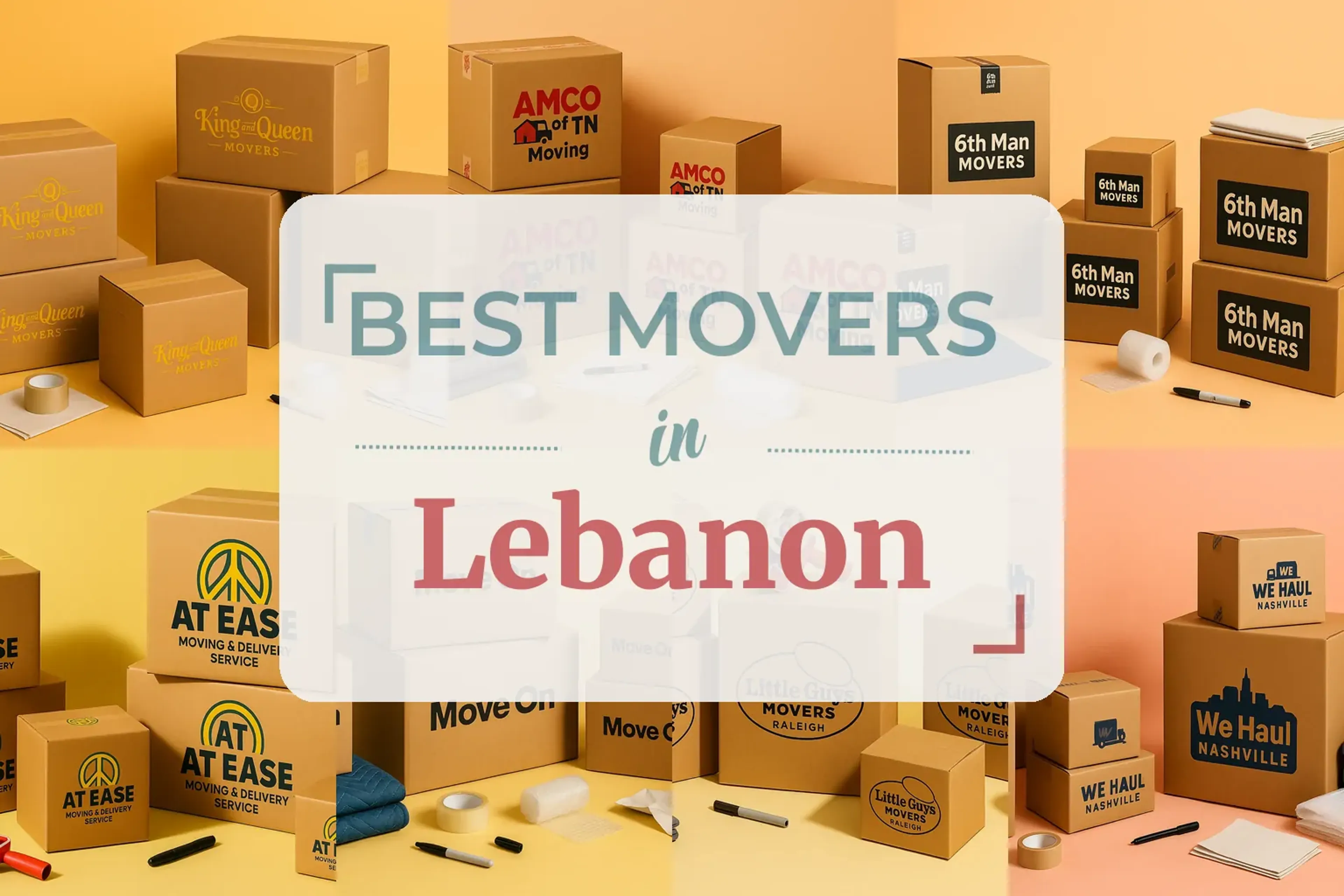 Side-by-side comparison of Lebanon moving companies