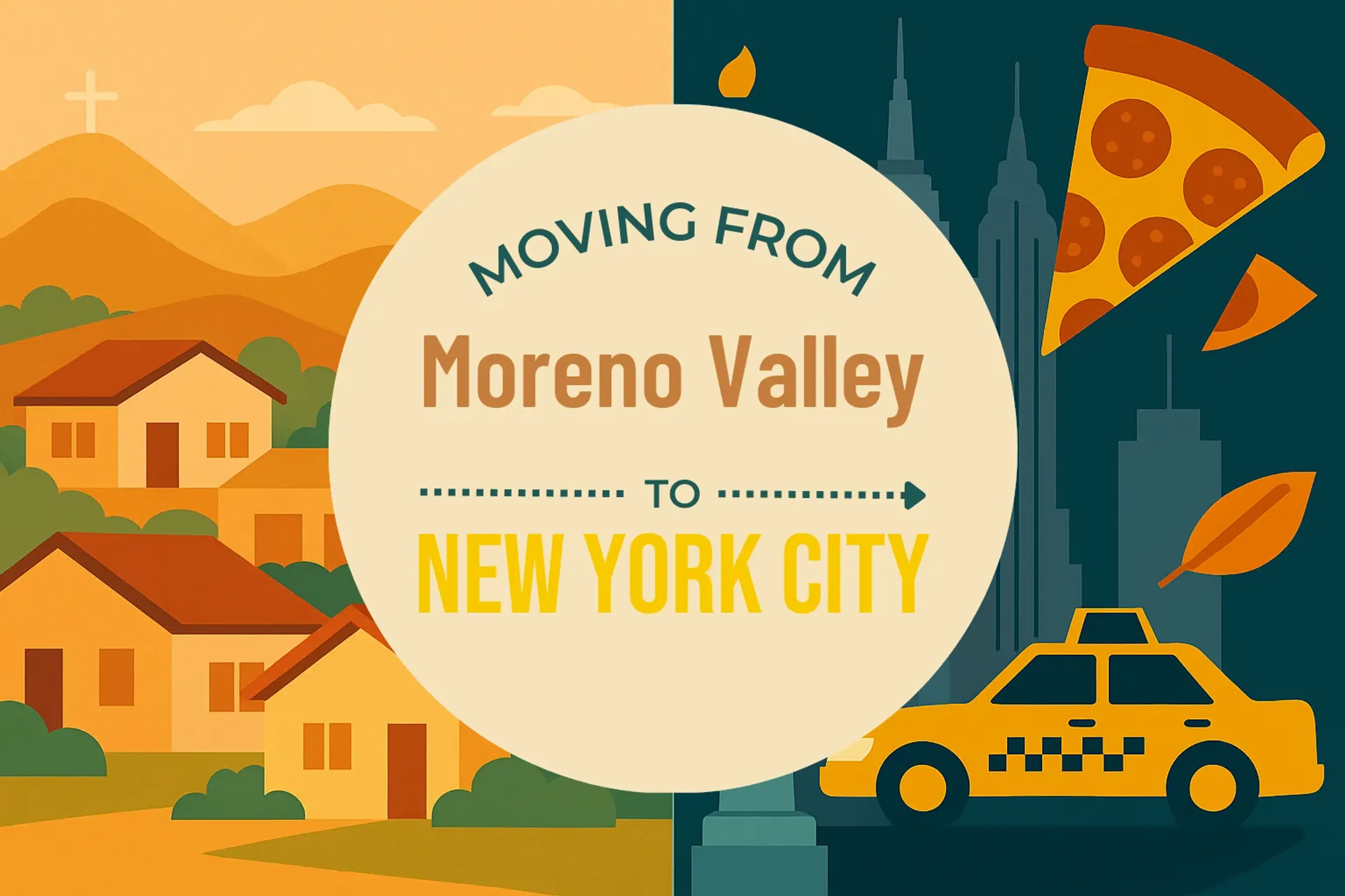 Side-by-side comparison of Moreno Valley to New York City moving companies