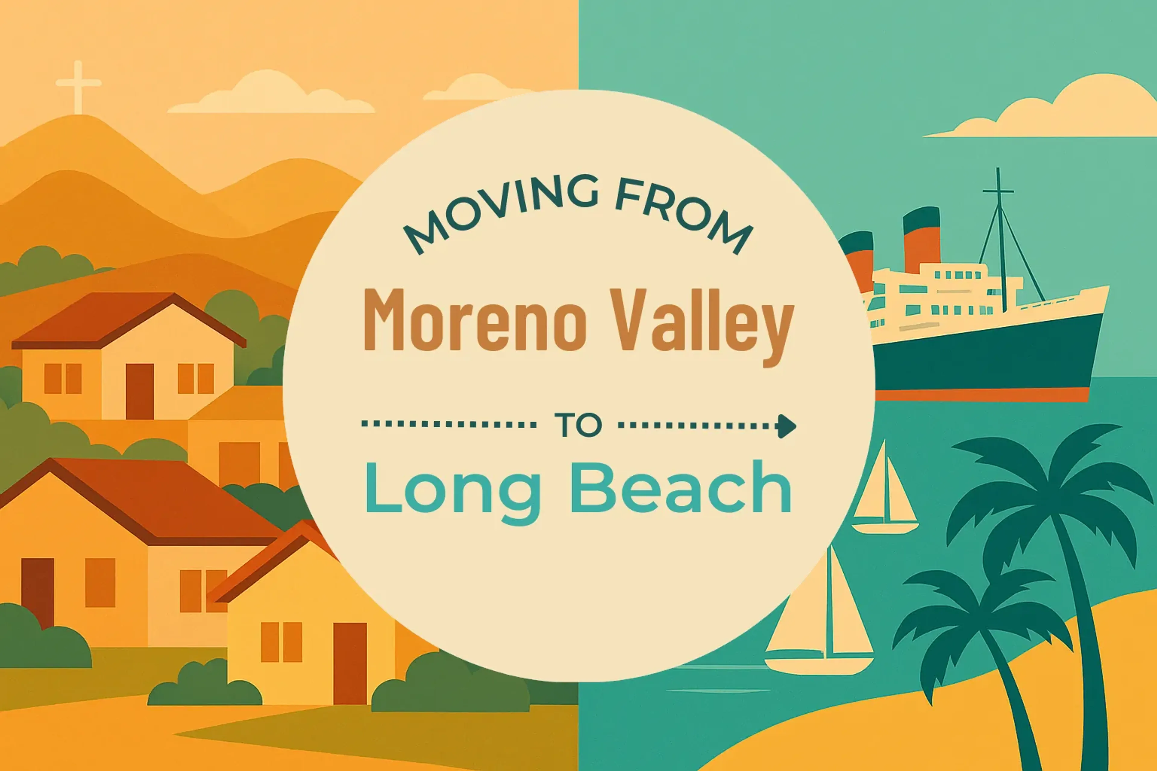 Side-by-side comparison of Moreno Valley to Long Beach moving companies