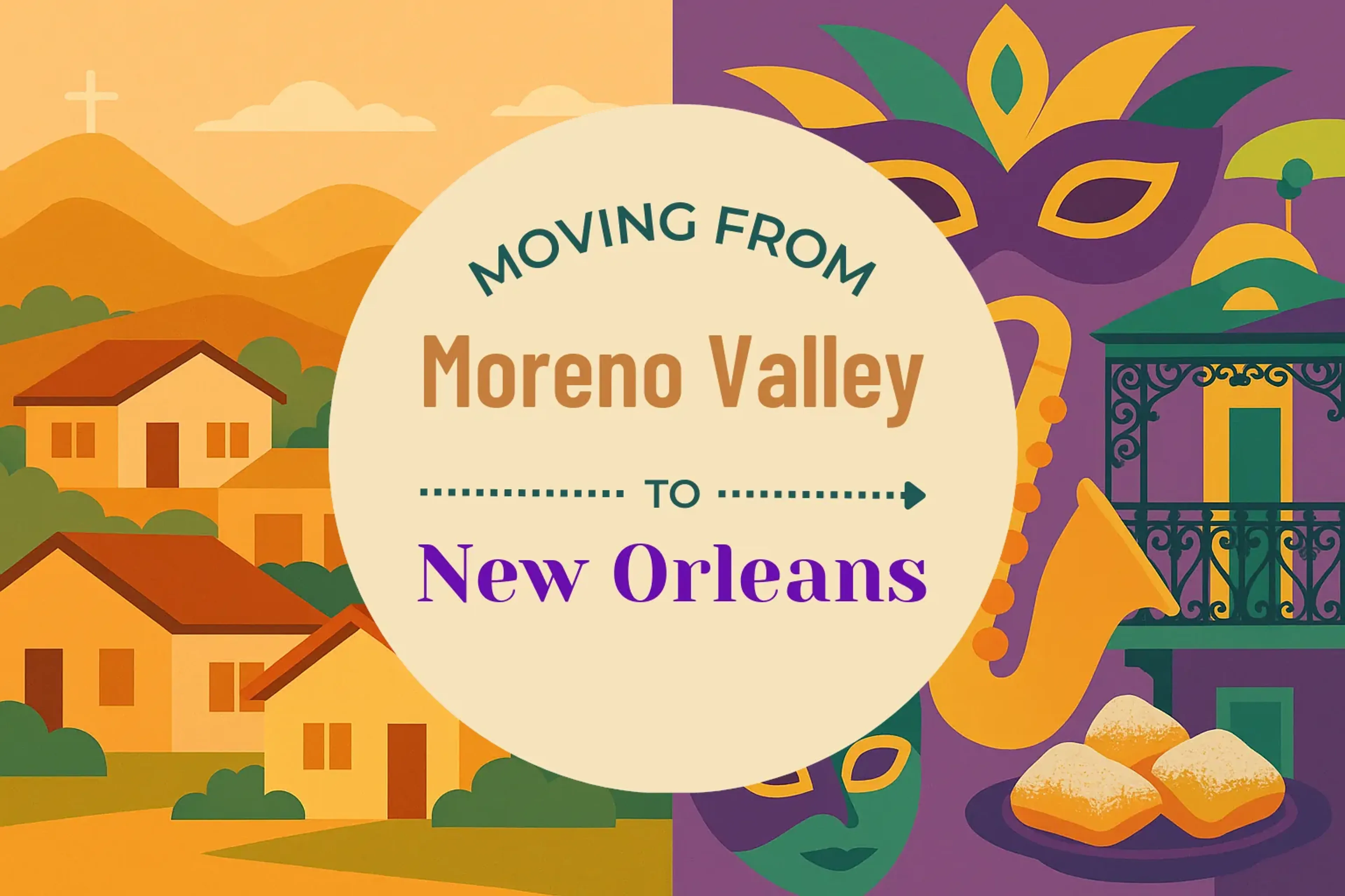 Side-by-side comparison of Moreno Valley to New Orleans moving companies