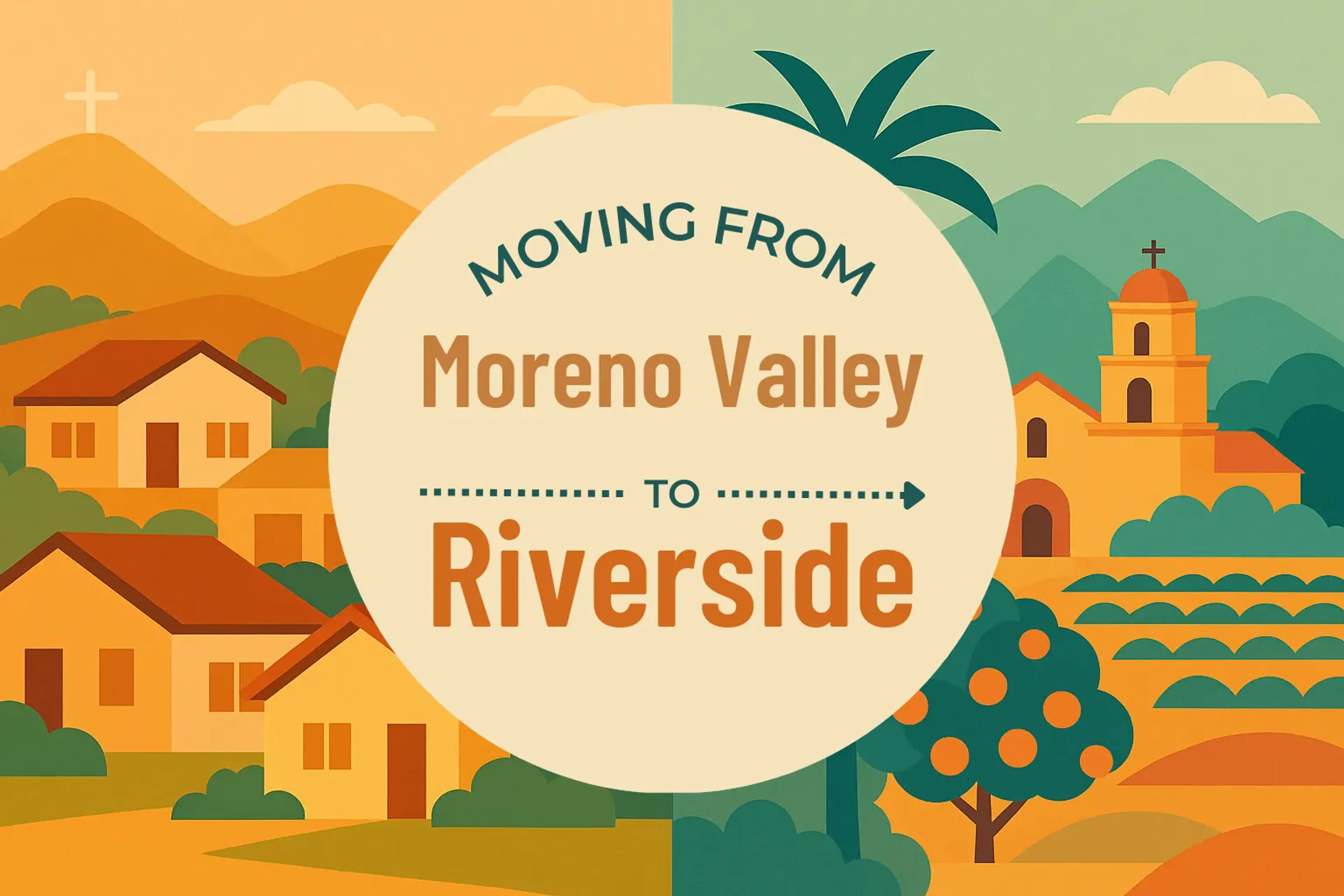 Side-by-side comparison of Moreno Valley to Riverside moving companies
