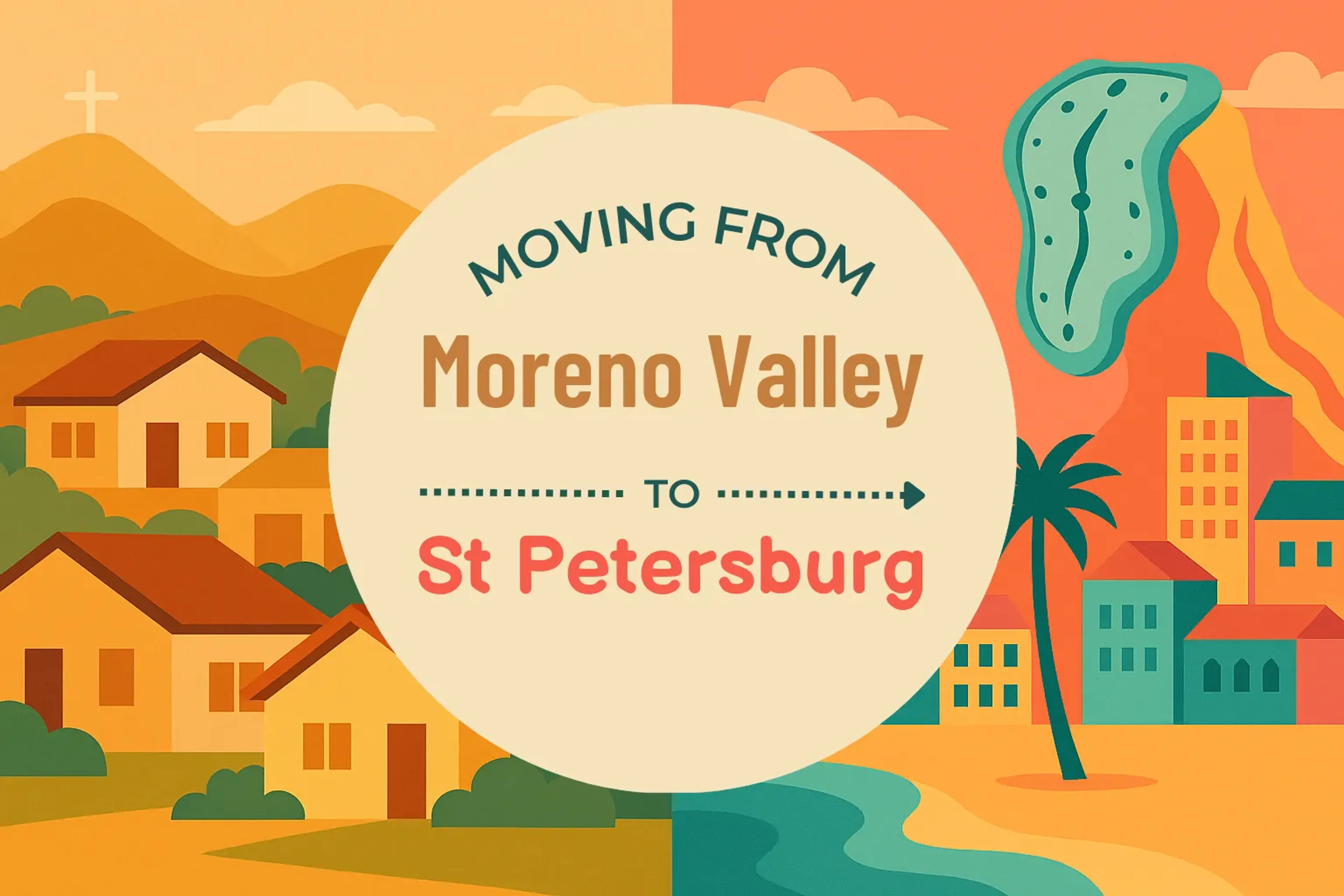 Side-by-side comparison of Moreno Valley to St. Petersburg moving companies