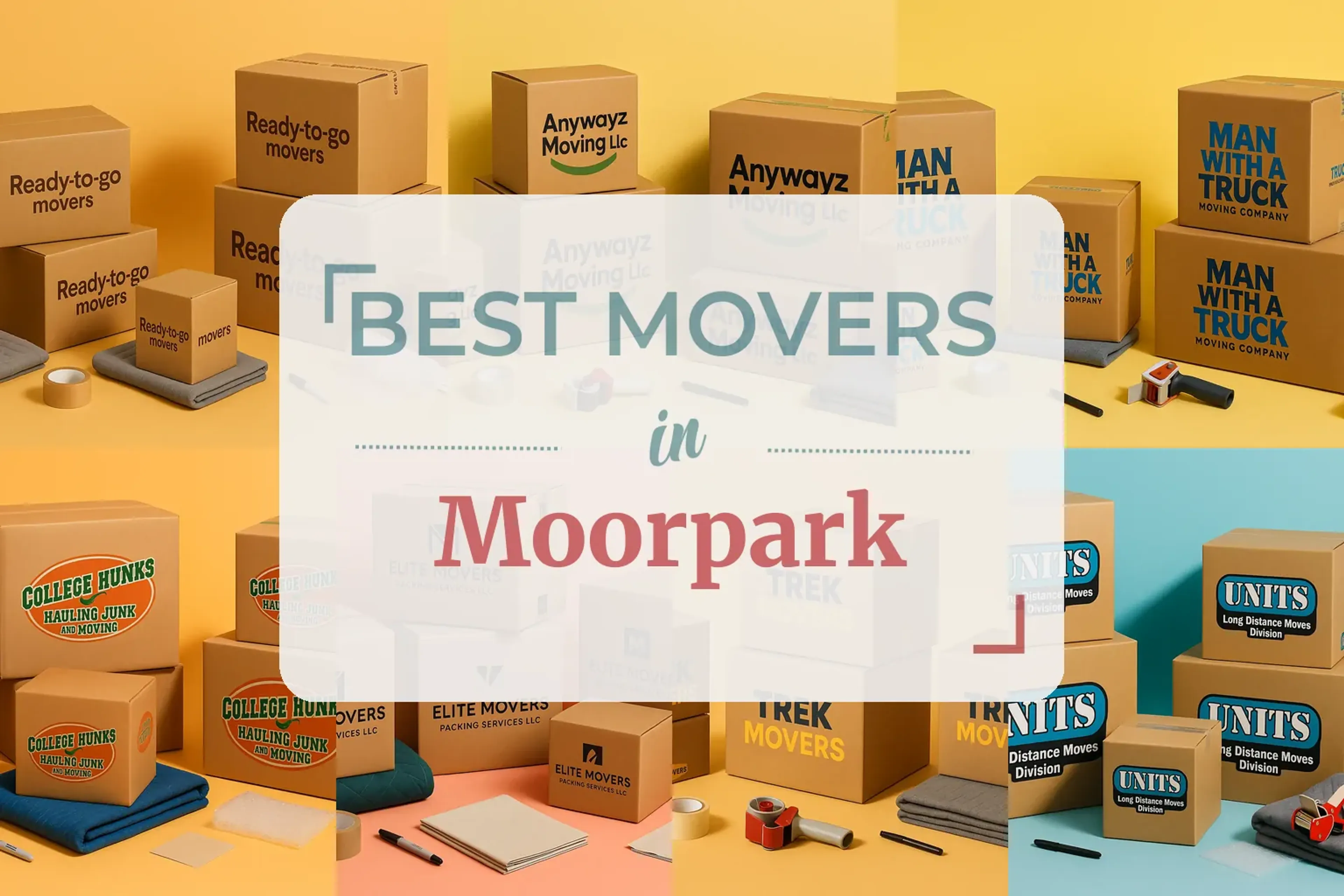 Side-by-side comparison of Moorpark moving companies