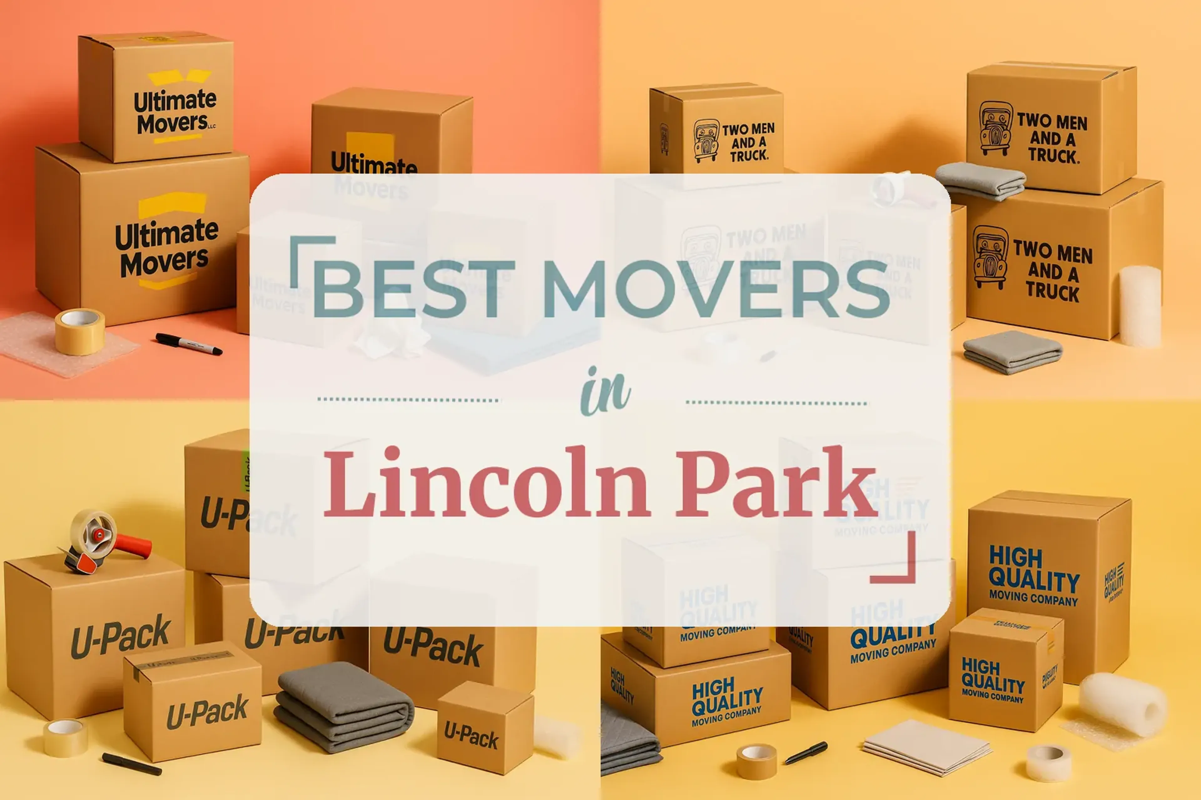 Side-by-side comparison of Lincoln Park moving companies