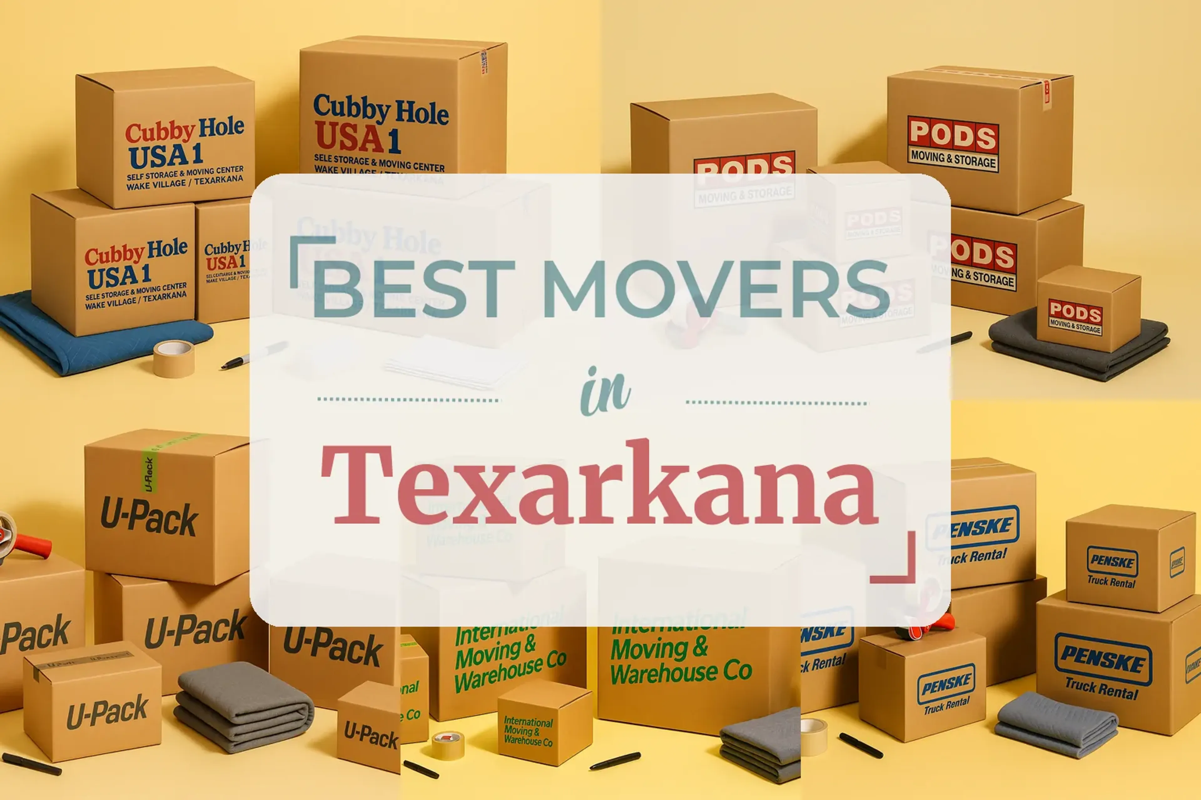 Side-by-side comparison of Texarkana moving companies