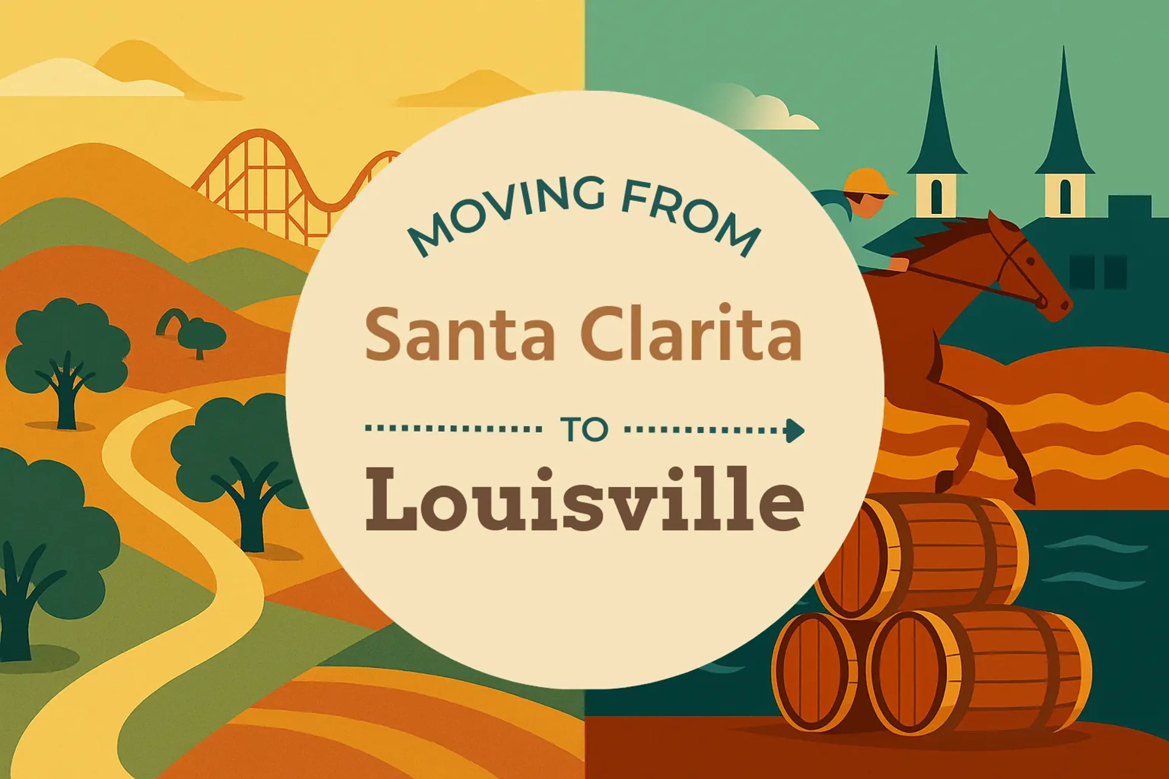 Side-by-side comparison of Santa Clarita to Louisville moving companies