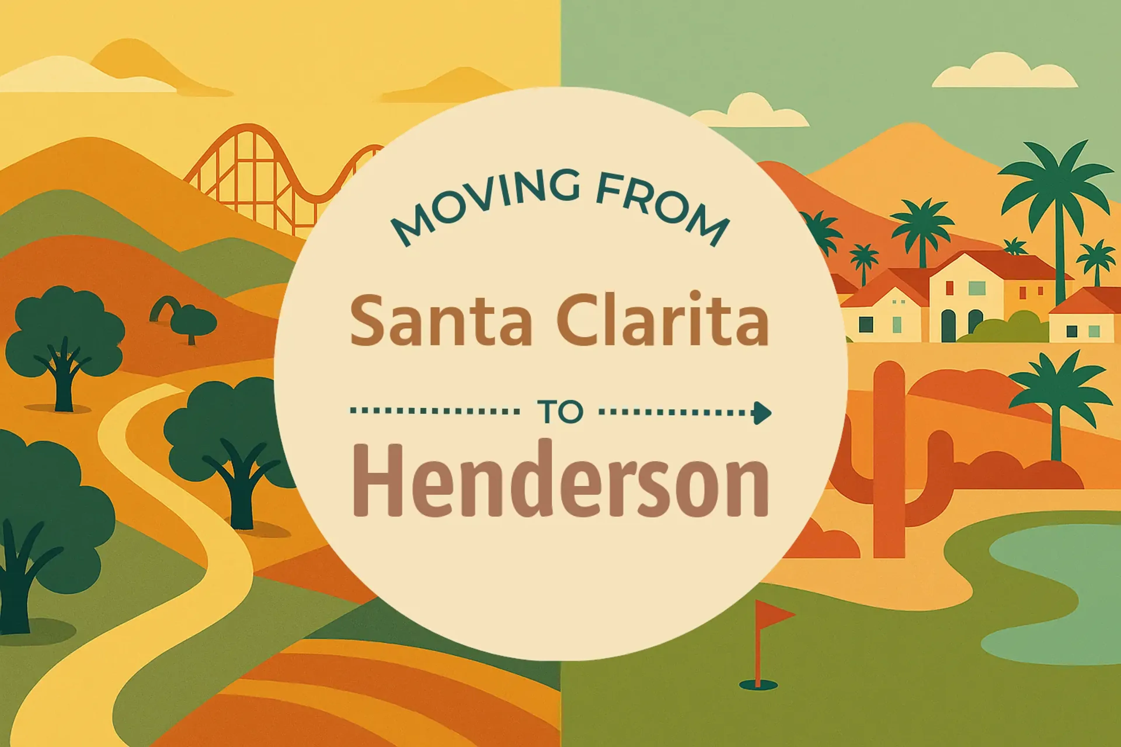 Side-by-side comparison of Santa Clarita to Henderson moving companies