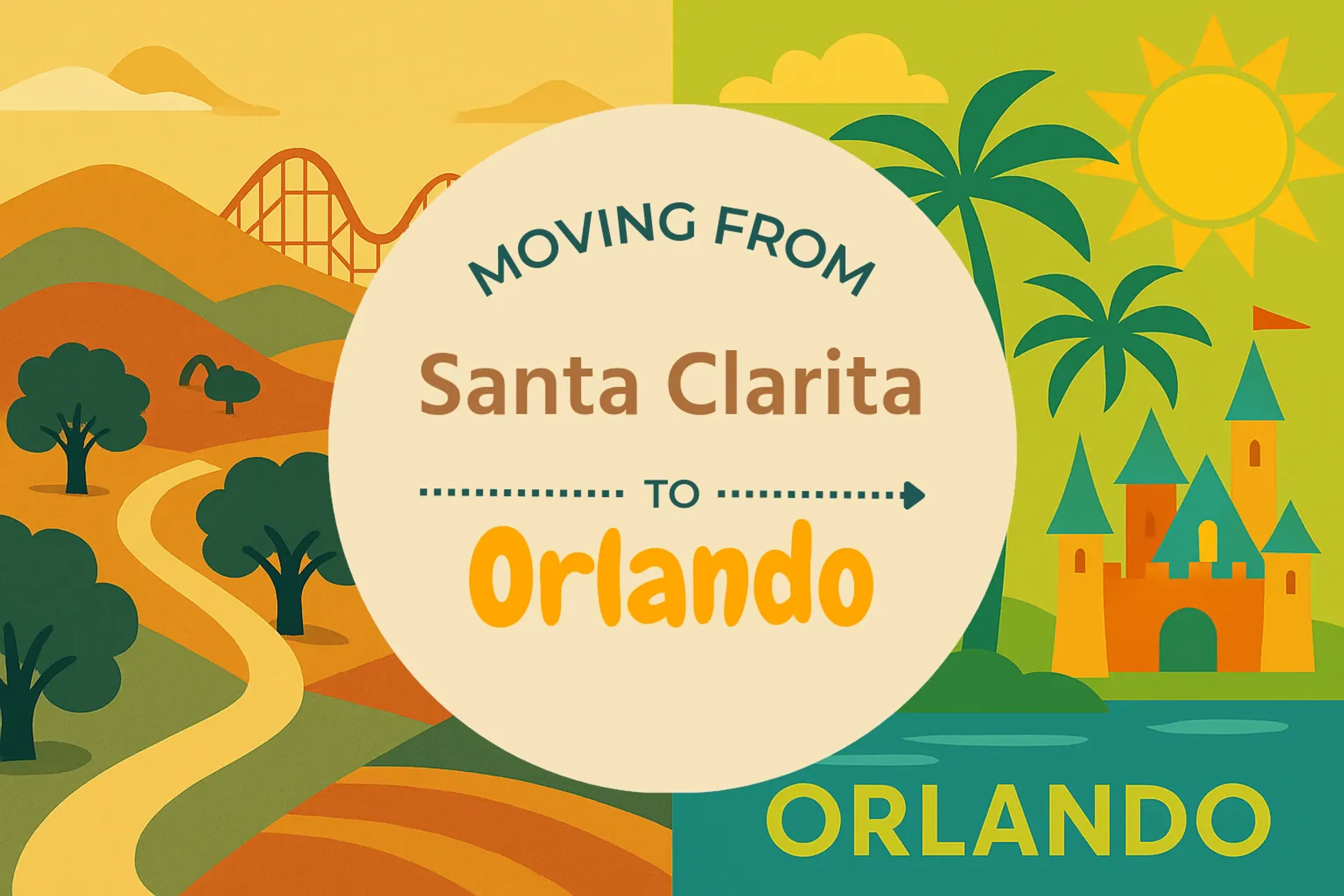 Side-by-side comparison of Santa Clarita to Orlando moving companies