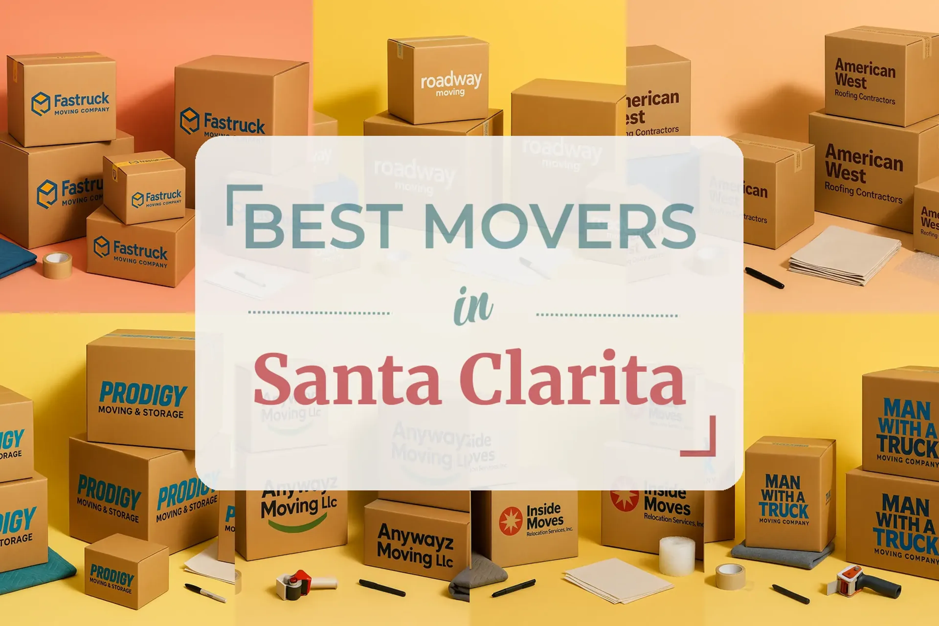 Side-by-side comparison of Santa Clarita moving companies
