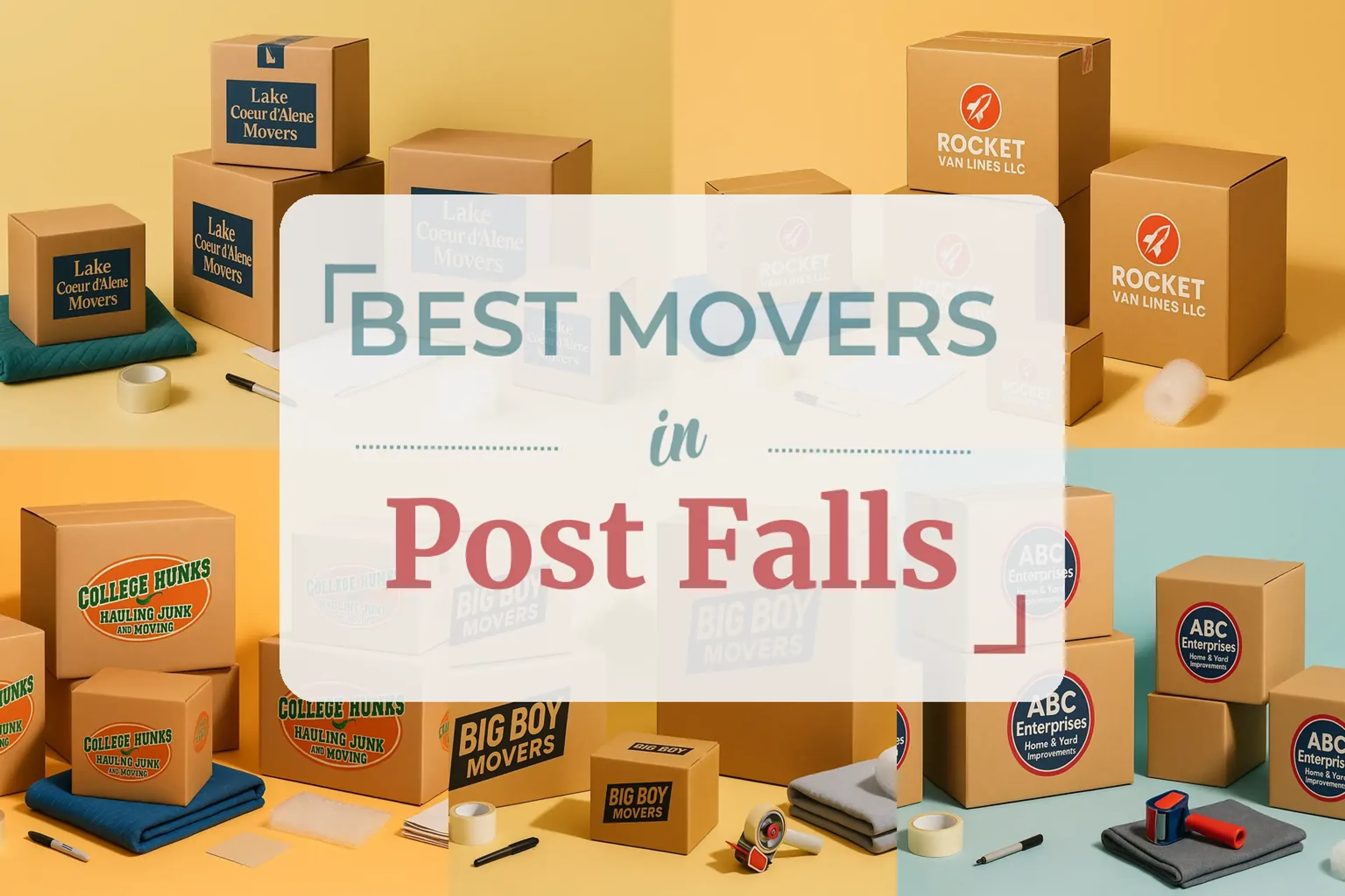 Side-by-side comparison of Post Falls moving companies