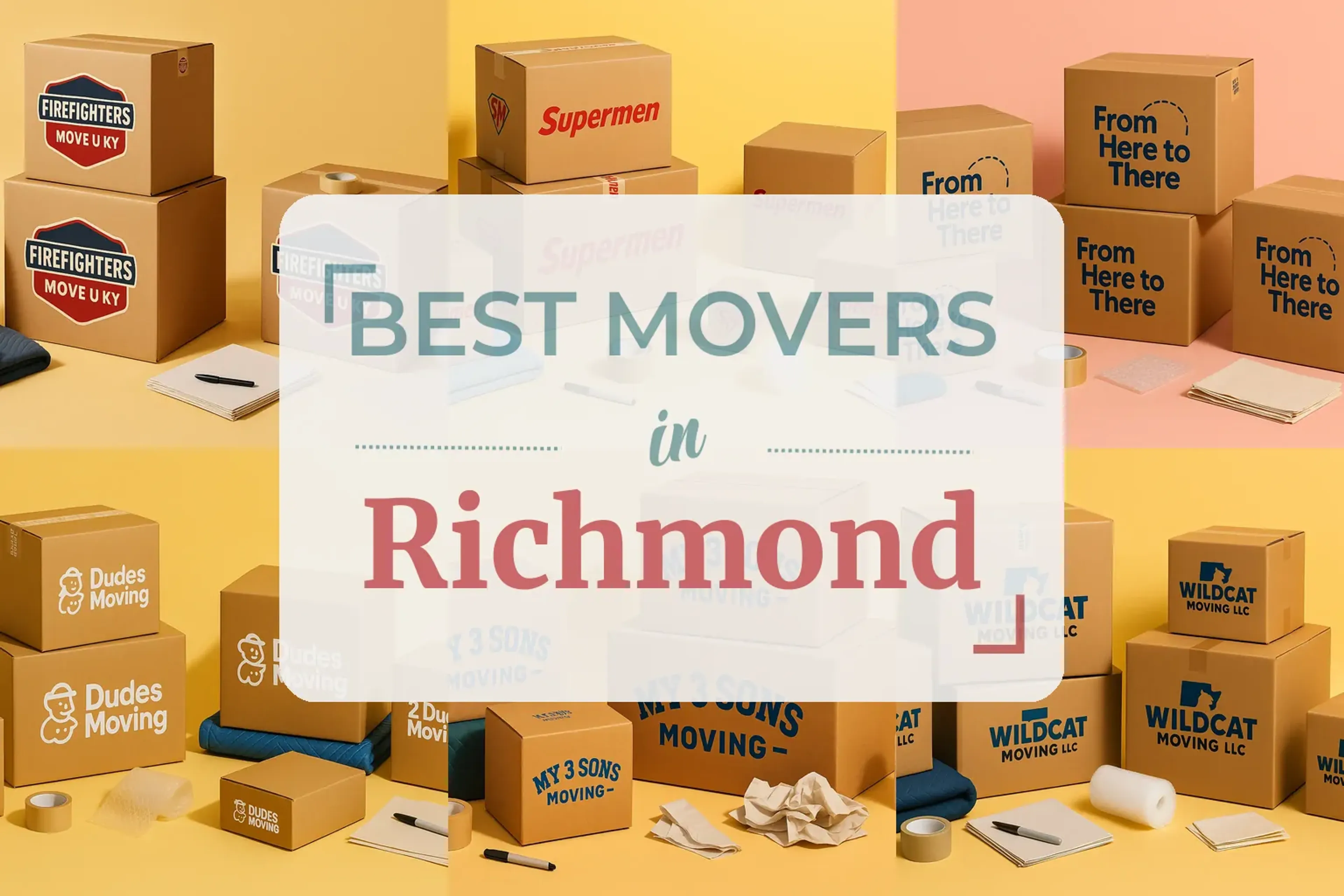 Side-by-side comparison of Richmond moving companies