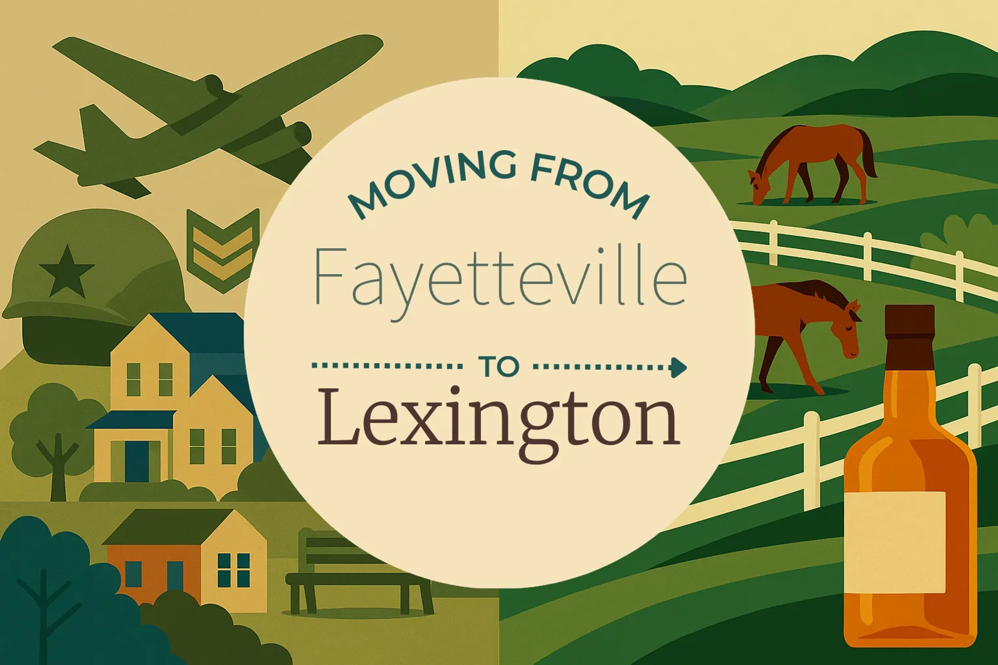 Side-by-side comparison of Fayetteville to Lexington moving companies