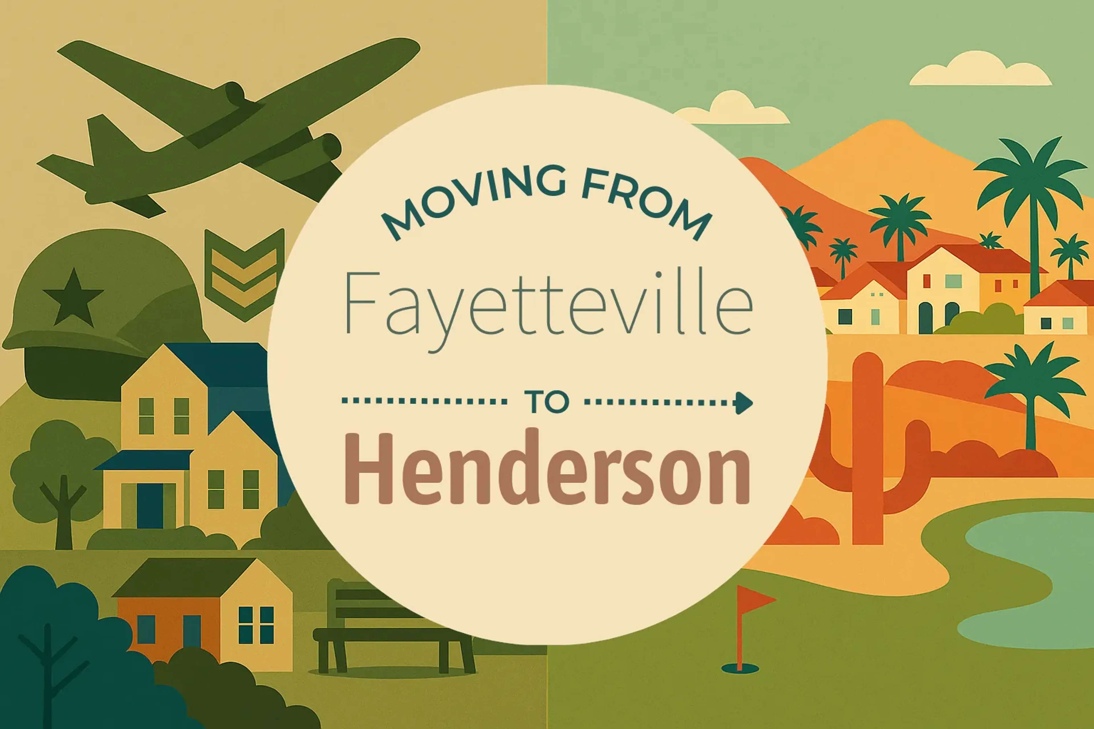 Side-by-side comparison of Fayetteville to Henderson moving companies