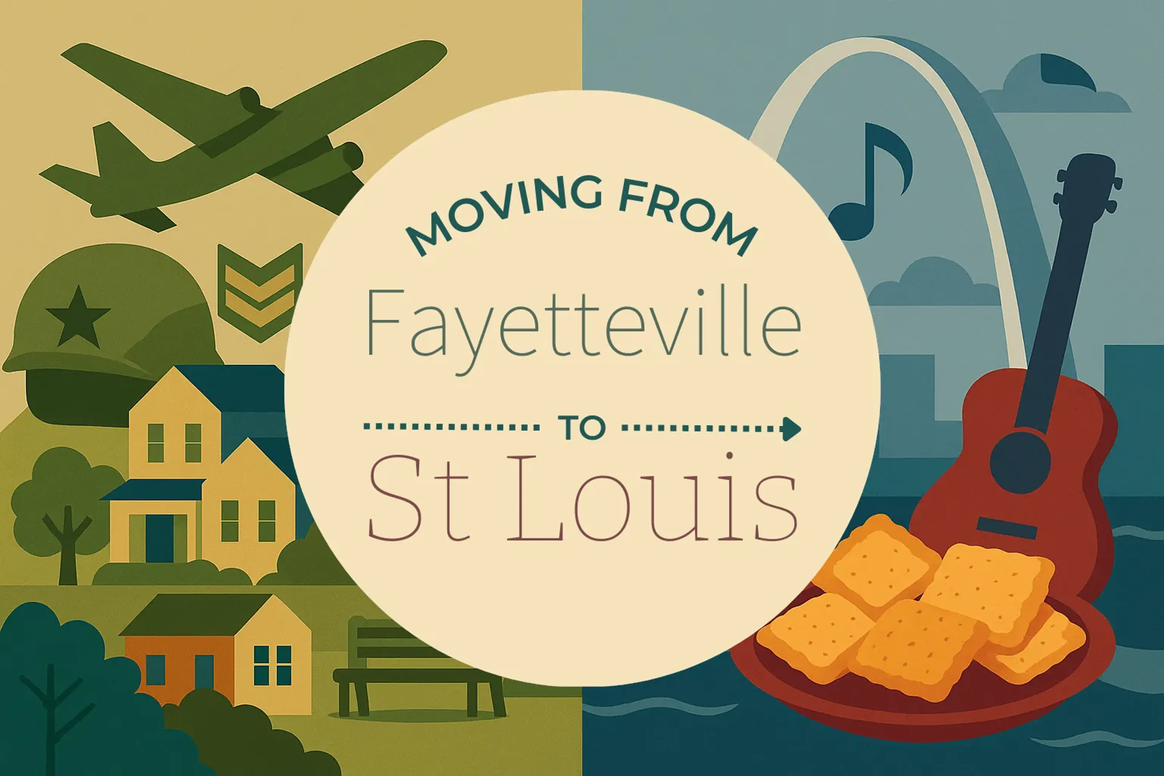 Side-by-side comparison of Fayetteville to St. Louis moving companies