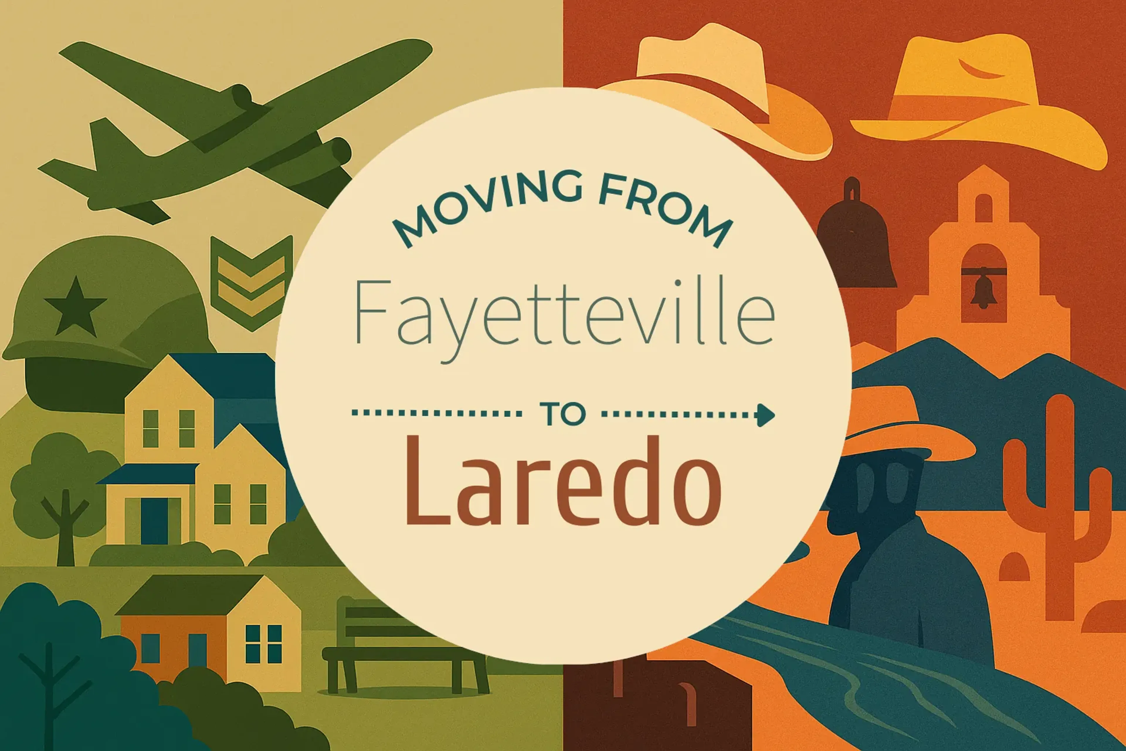 Side-by-side comparison of Fayetteville to Laredo moving companies
