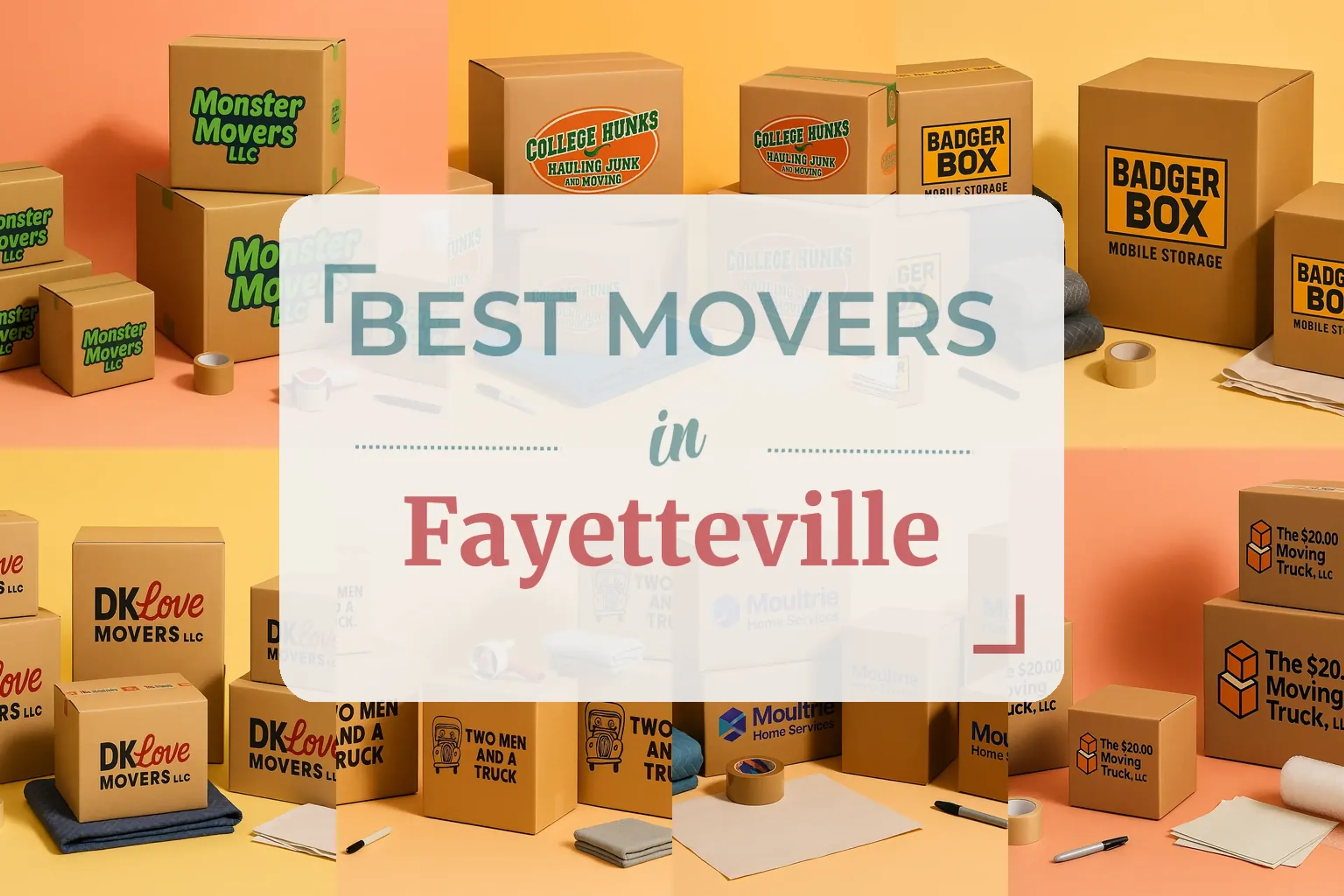 Side-by-side comparison of Fayetteville moving companies