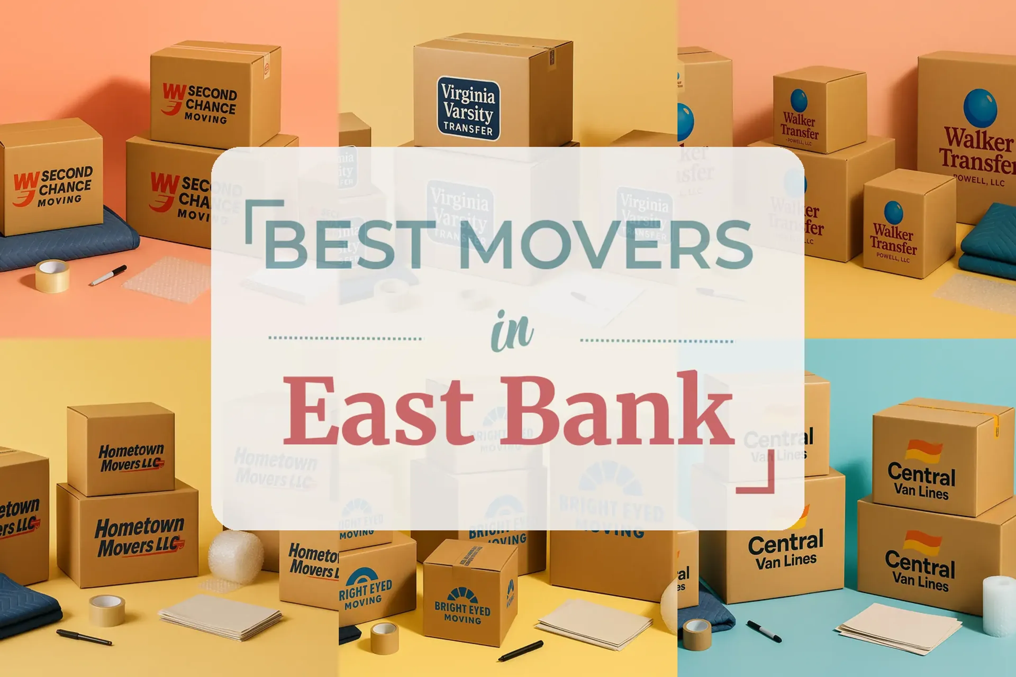 Side-by-side comparison of East Bank moving companies