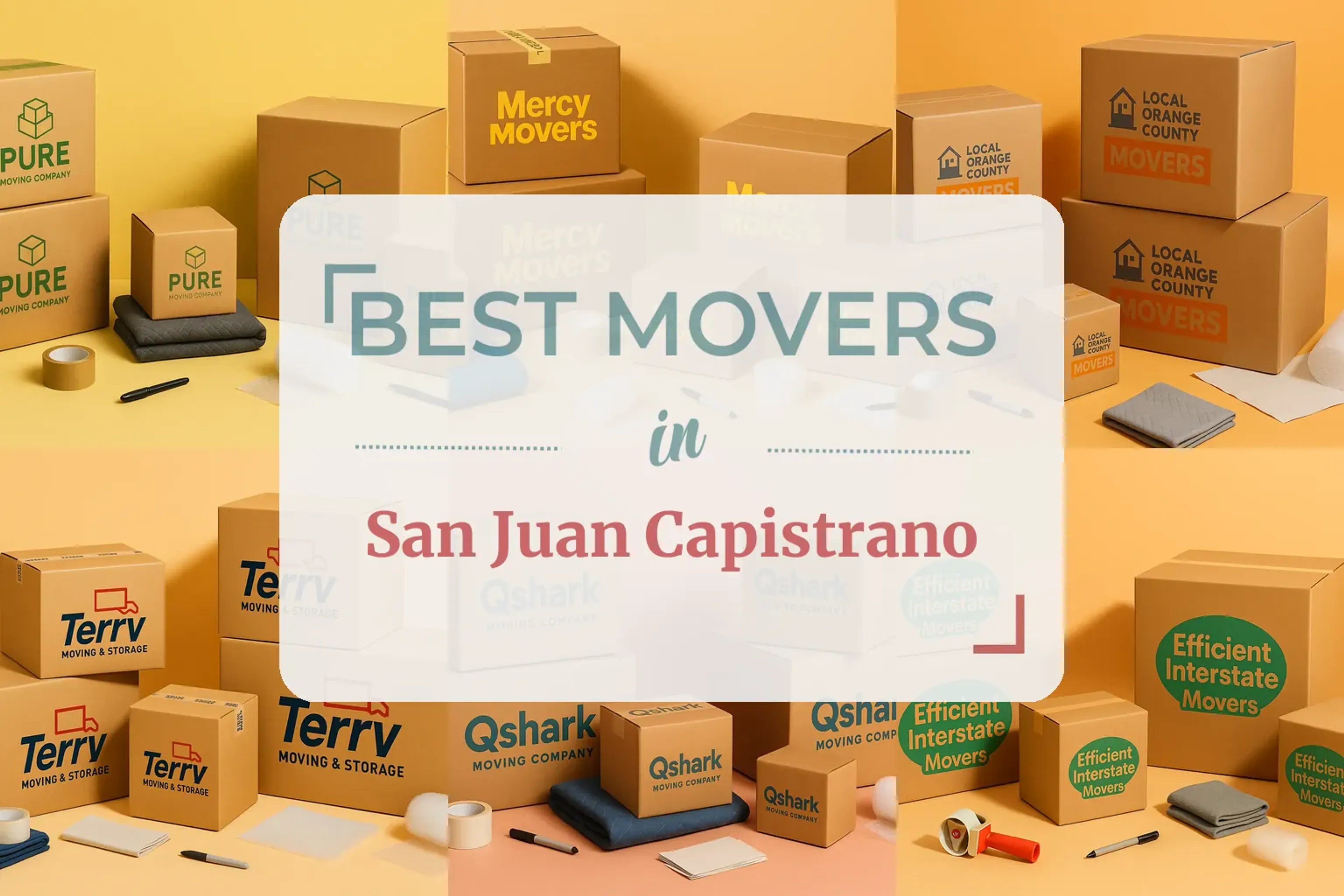 Side-by-side comparison of San Juan Capistrano moving companies