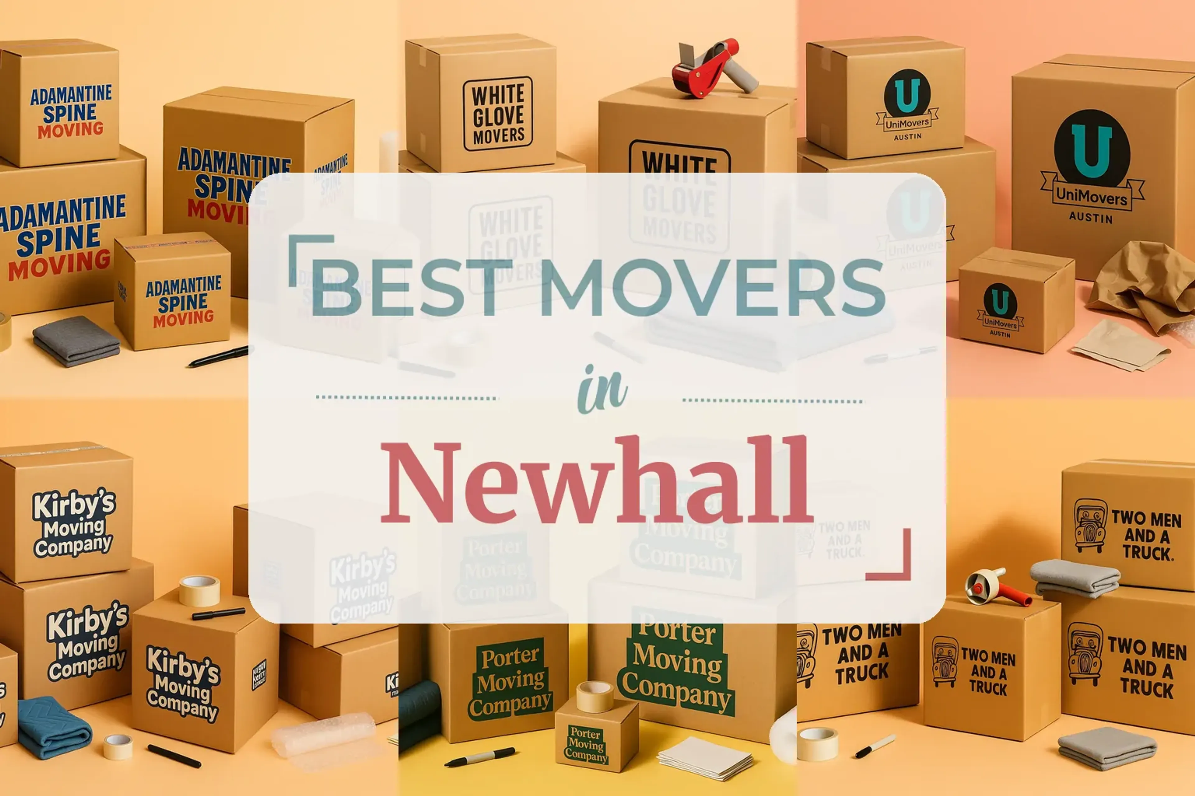 Side-by-side comparison of Newhall moving companies