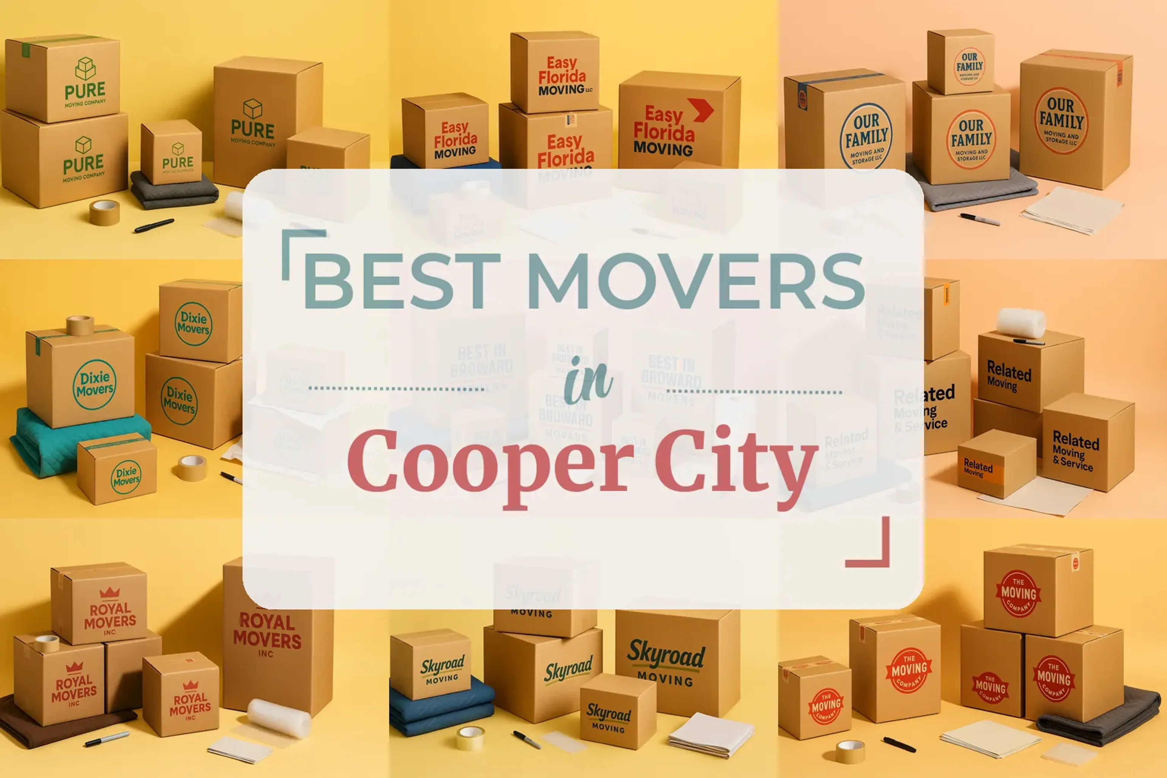Side-by-side comparison of Cooper City moving companies