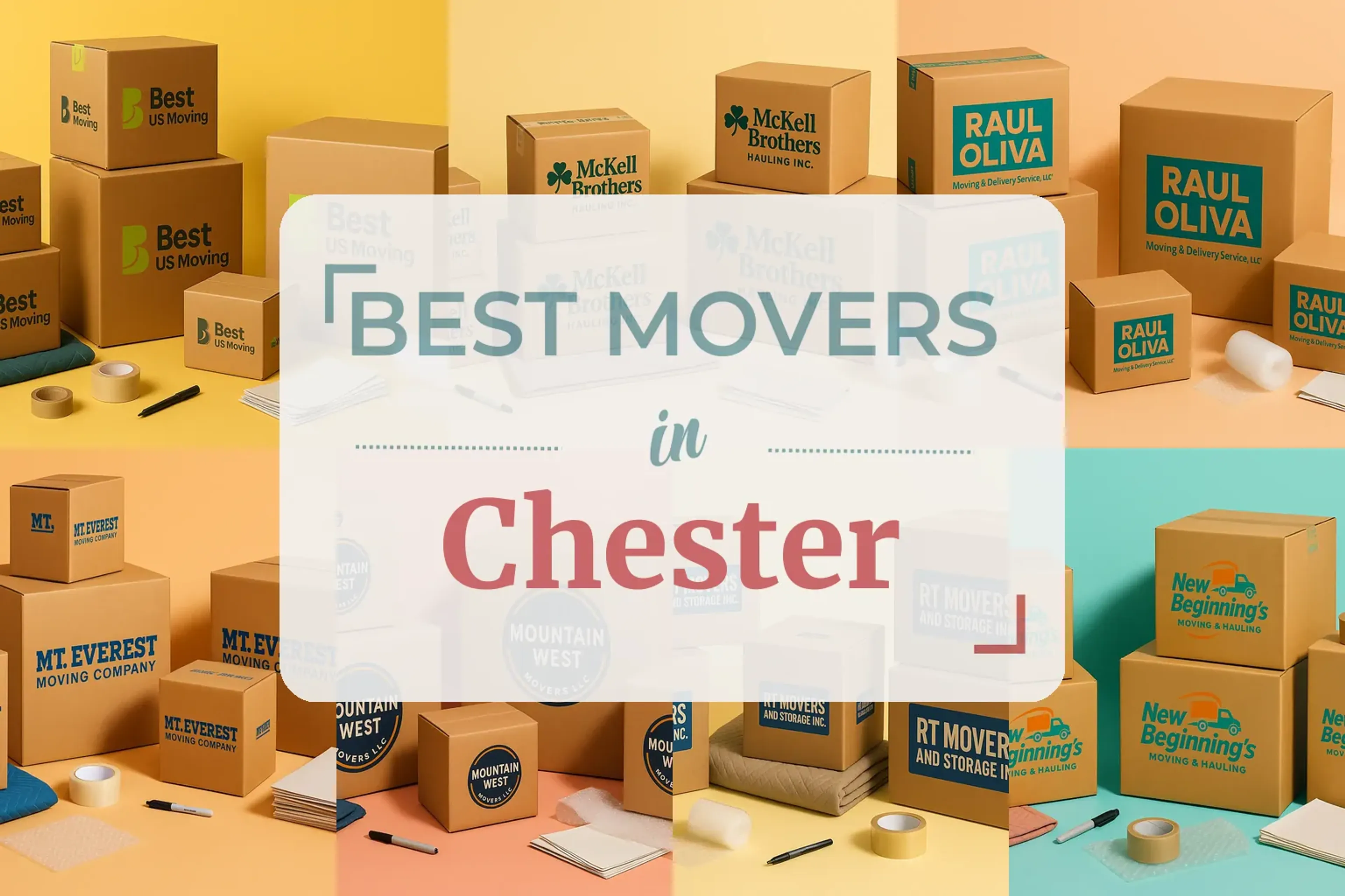Side-by-side comparison of Chester moving companies