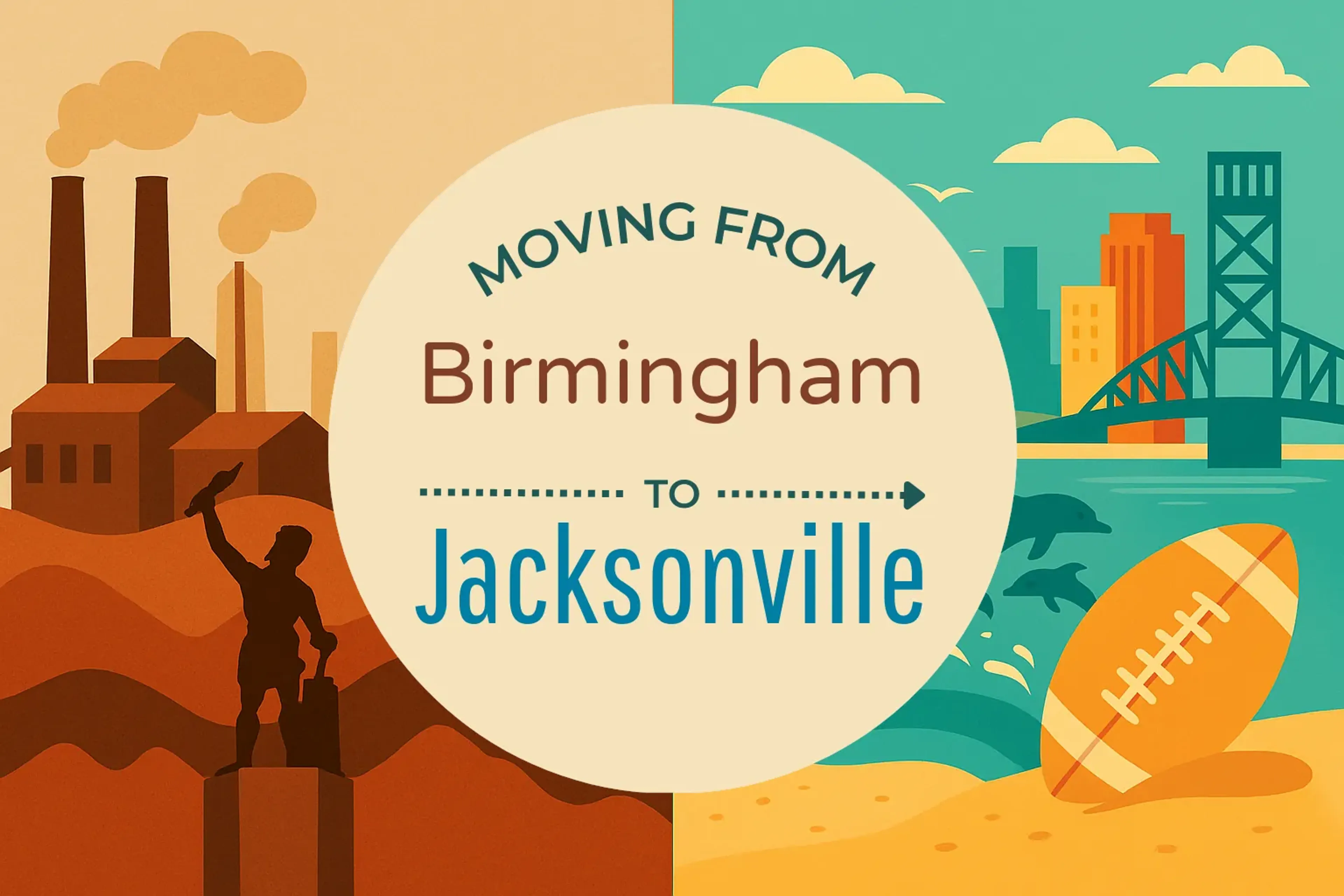 Side-by-side comparison of Birmingham to Jacksonville moving companies