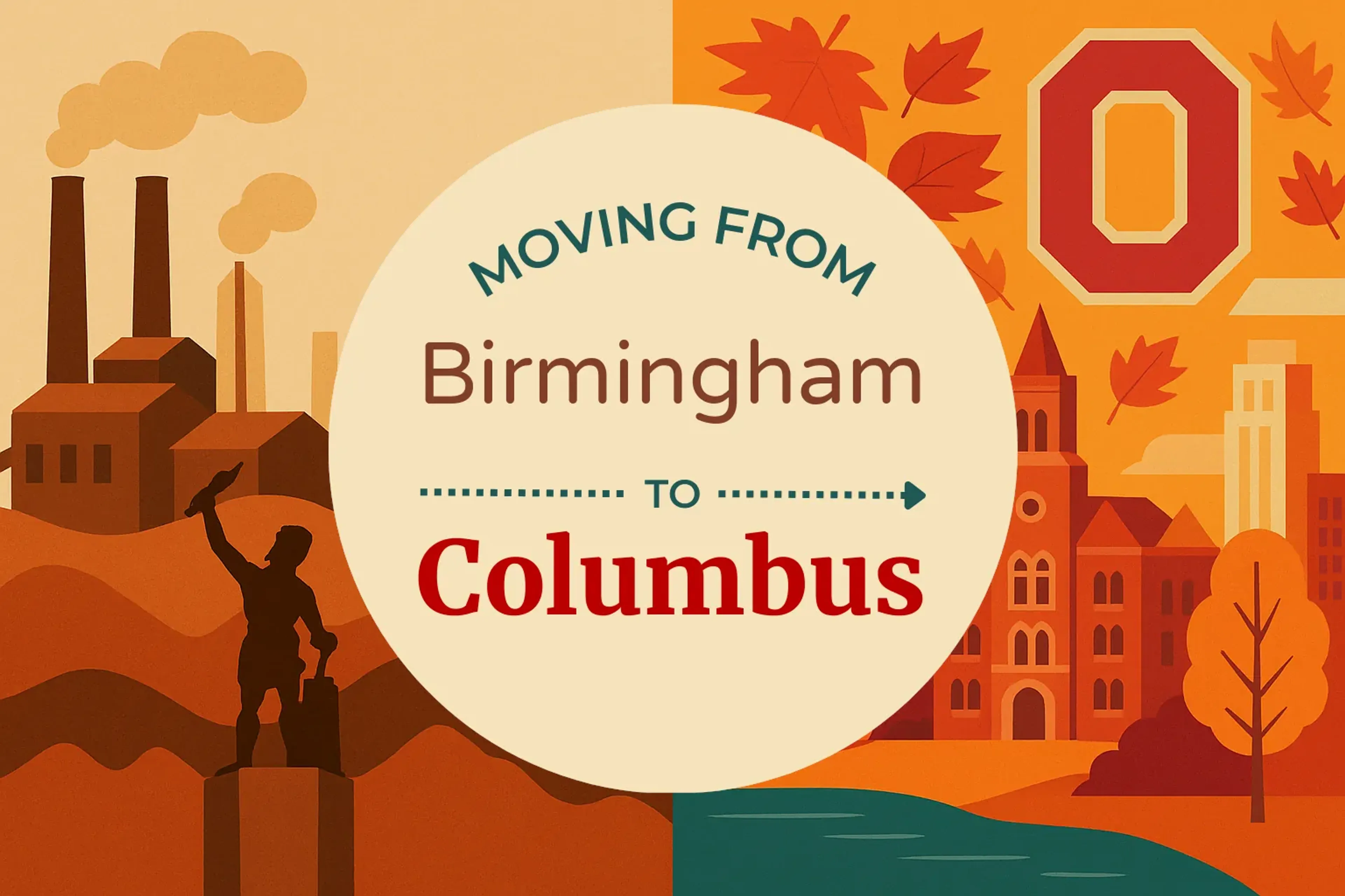 Side-by-side comparison of Birmingham to Columbus moving companies