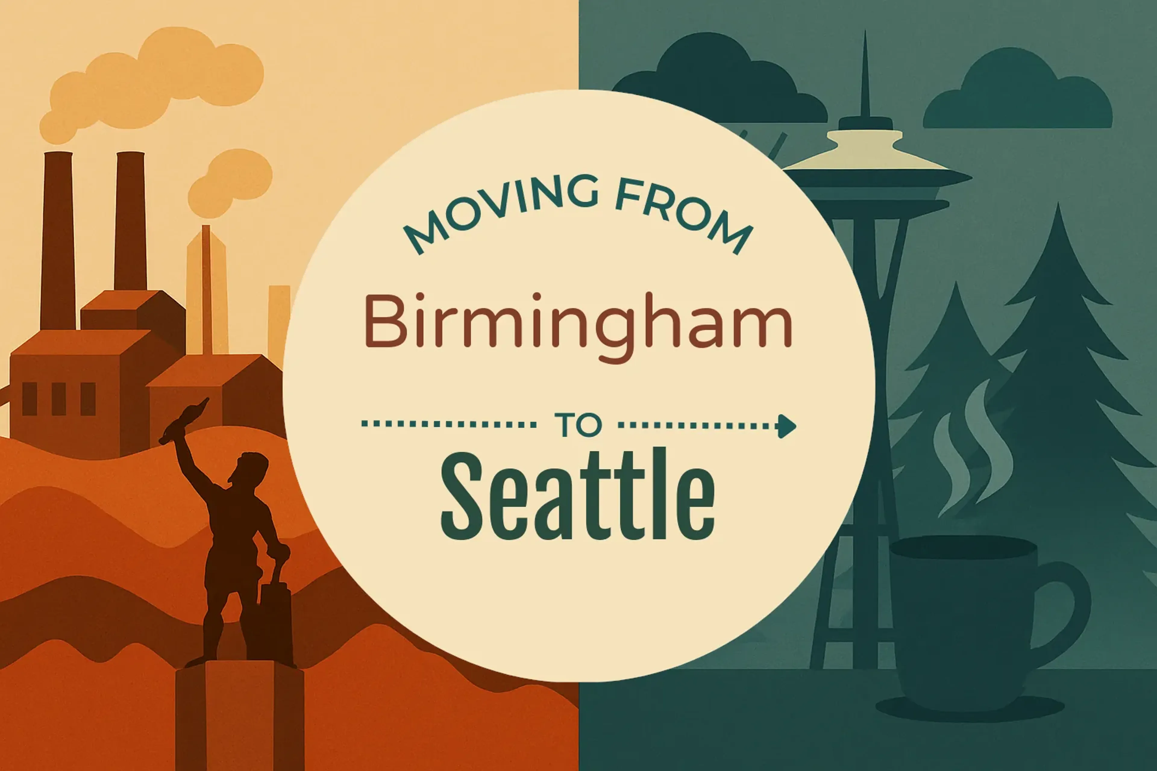 Side-by-side comparison of Birmingham to Seattle moving companies