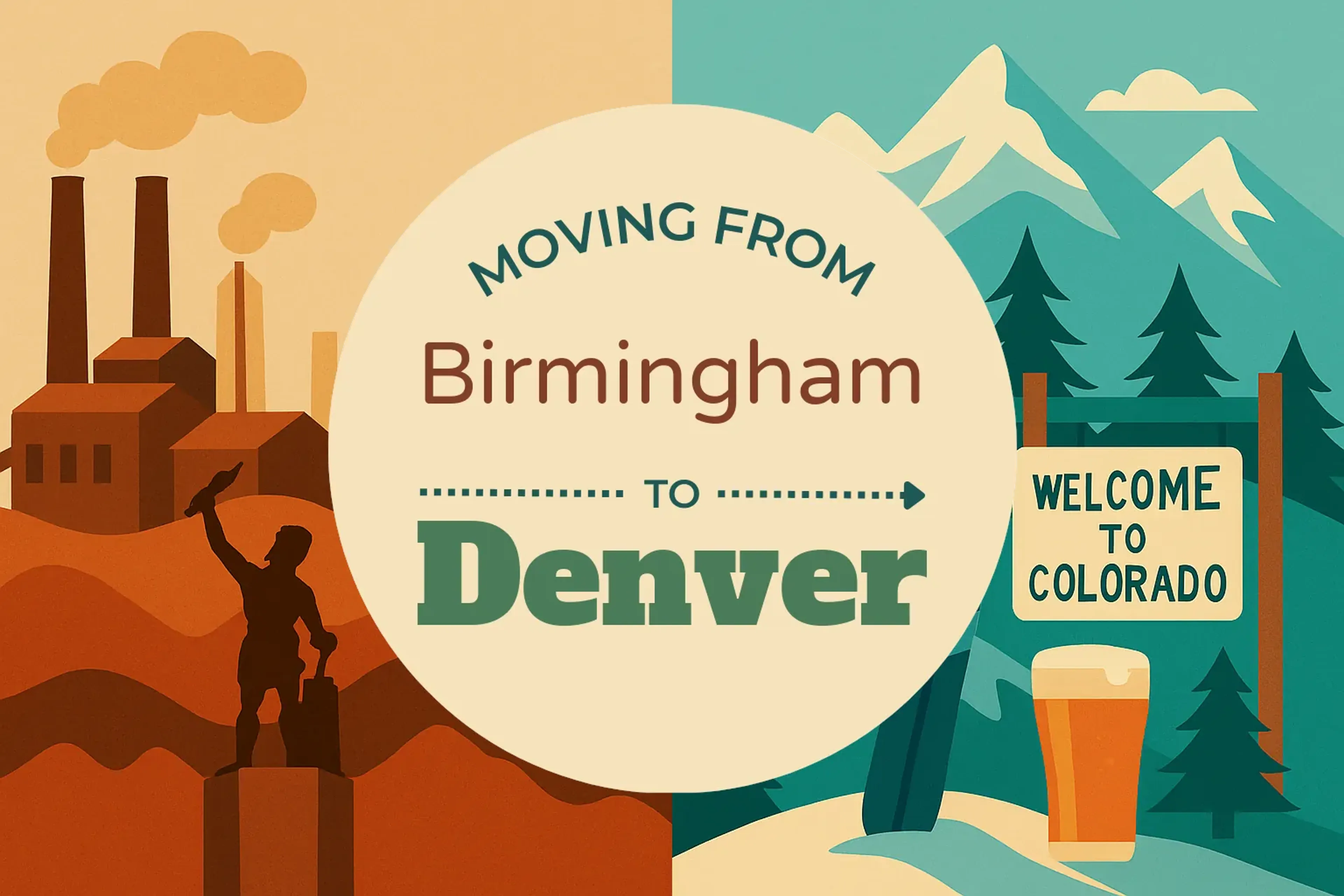 Side-by-side comparison of Birmingham to Denver moving companies