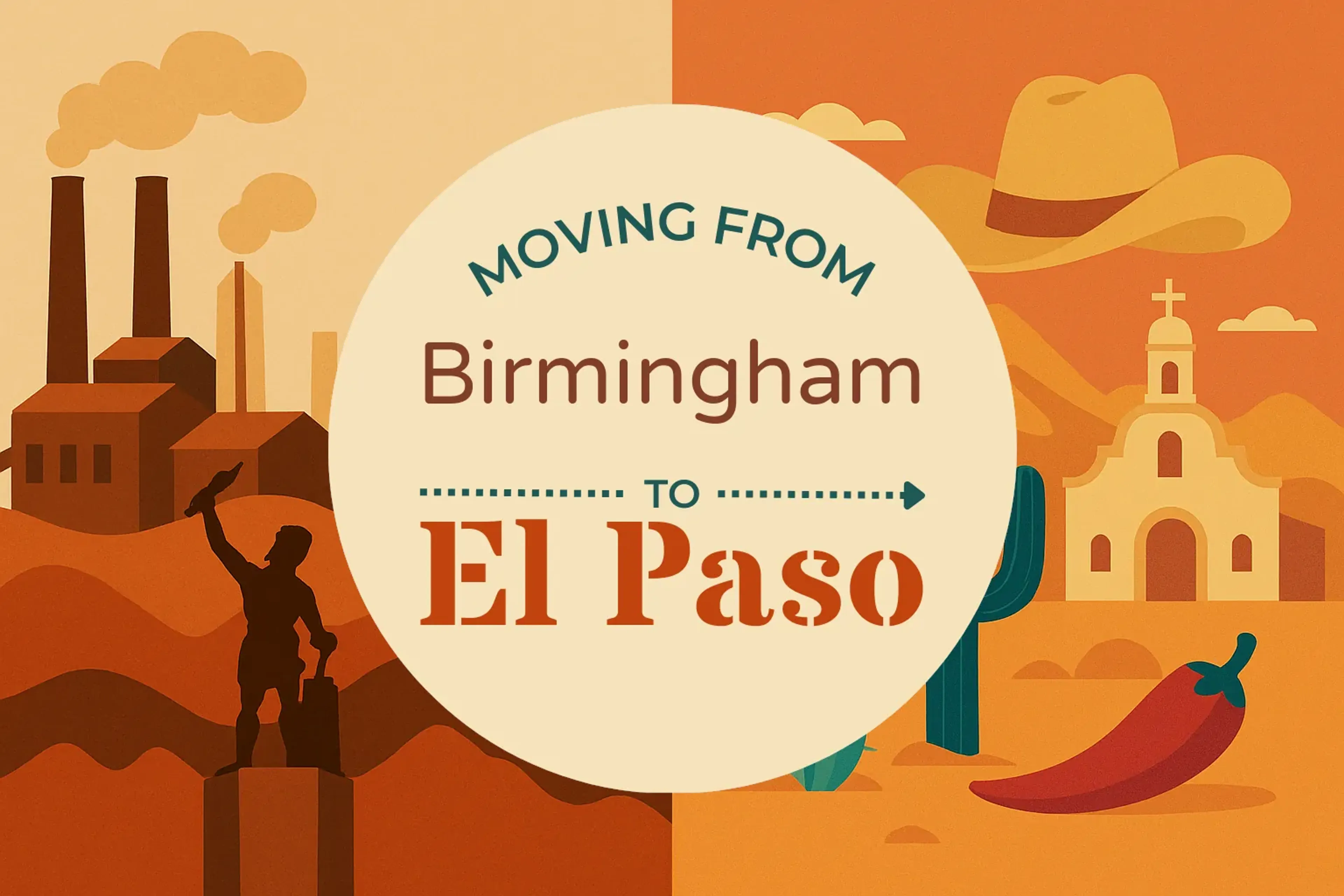 Side-by-side comparison of Birmingham to El Paso moving companies