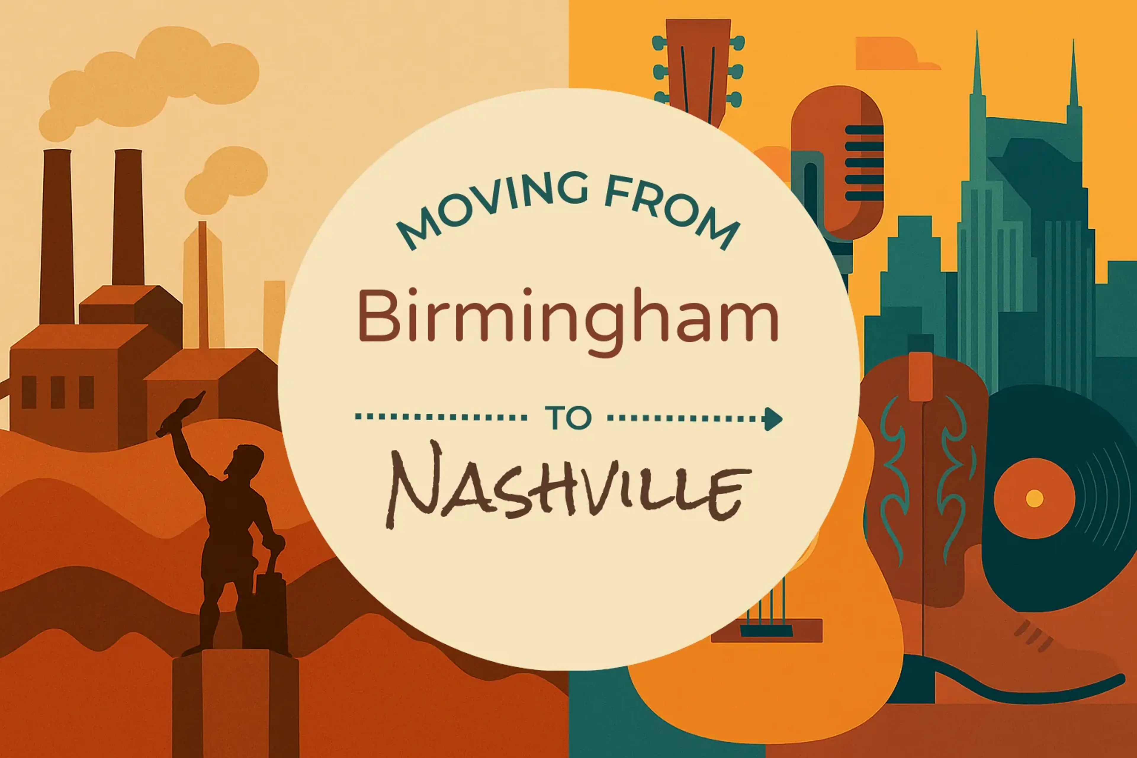 Side-by-side comparison of Birmingham to Nashville moving companies