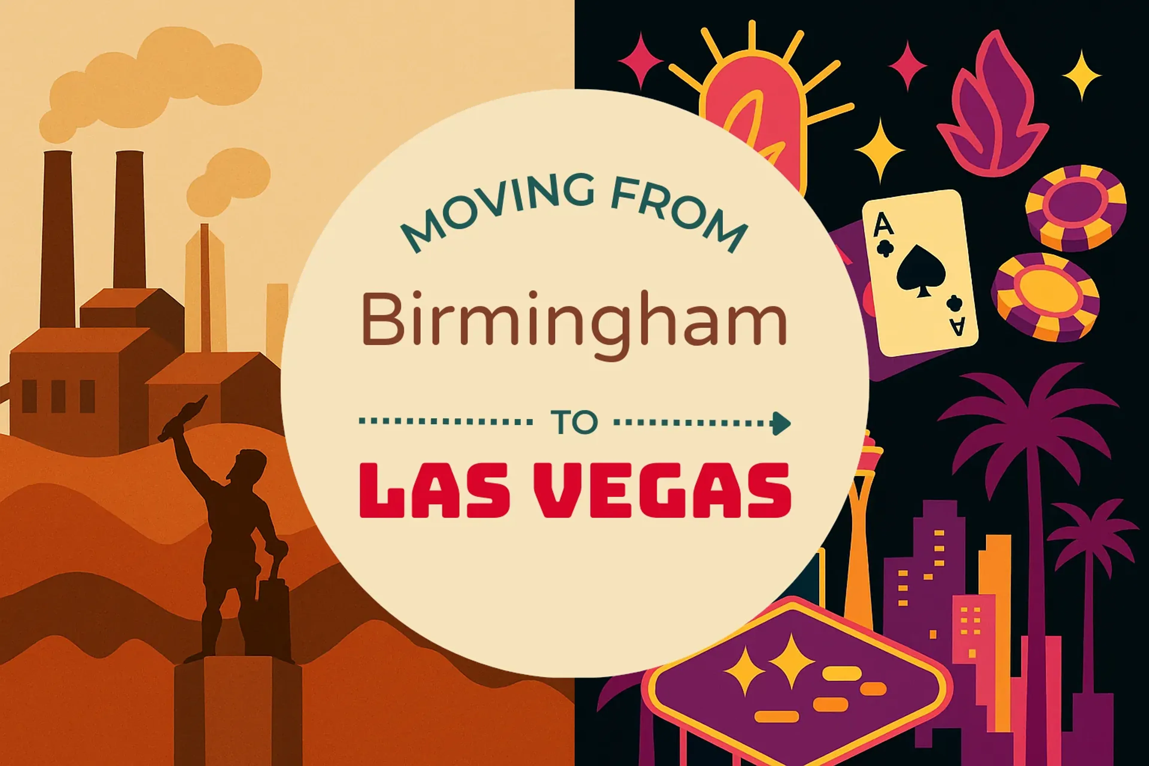Side-by-side comparison of Birmingham to Las Vegas moving companies