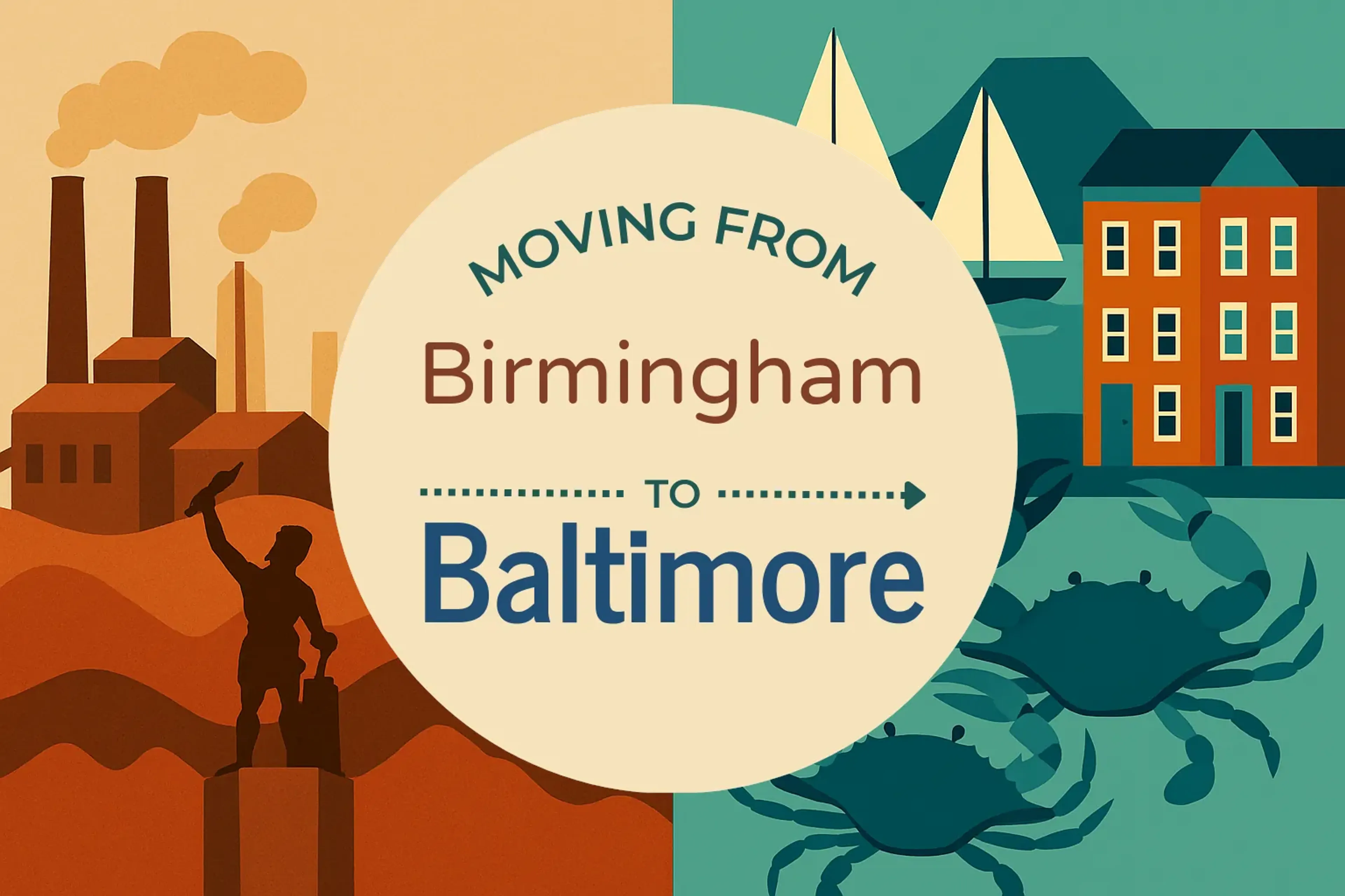 Side-by-side comparison of Birmingham to Baltimore moving companies