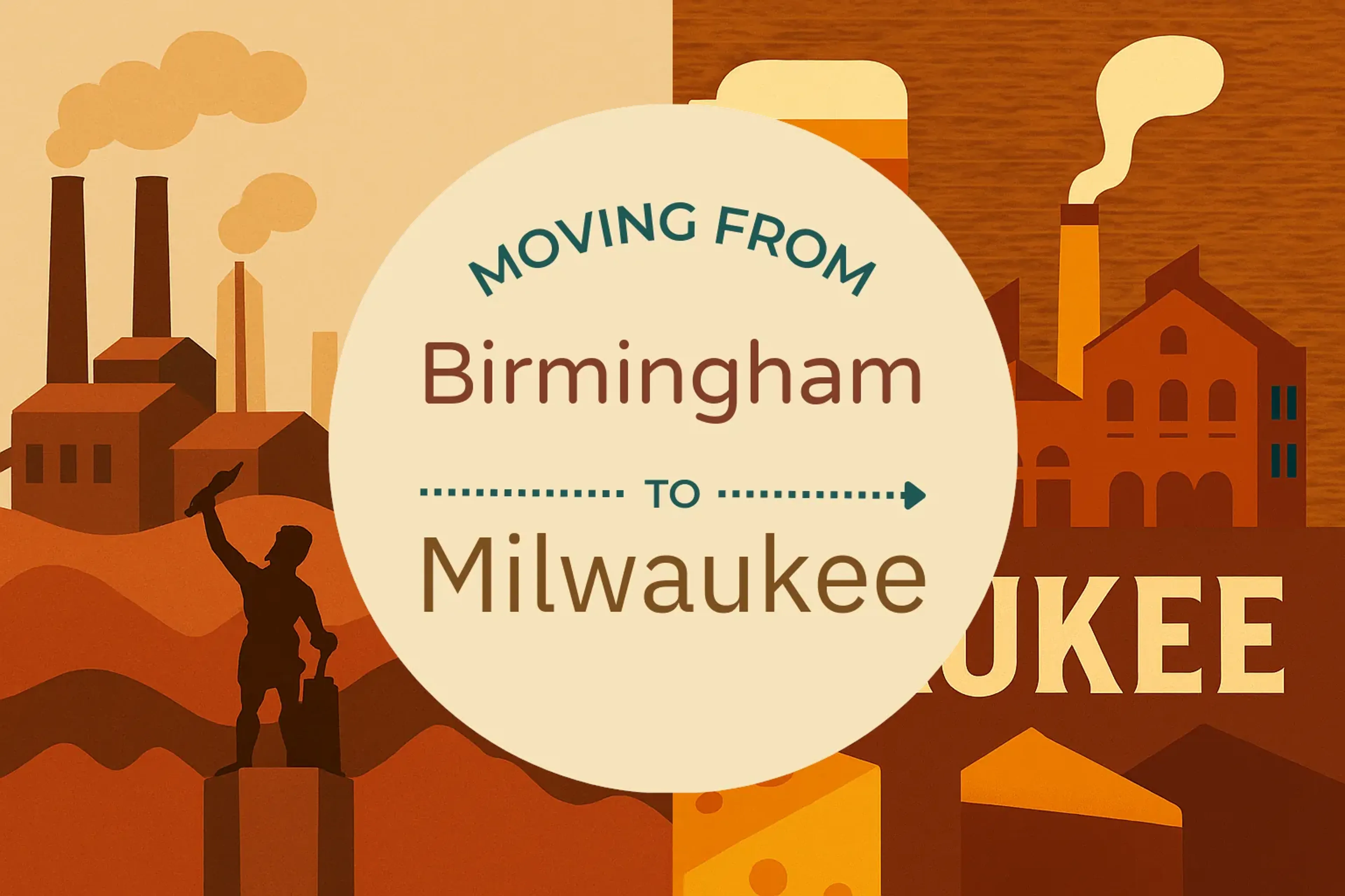 Side-by-side comparison of Birmingham to Milwaukee moving companies